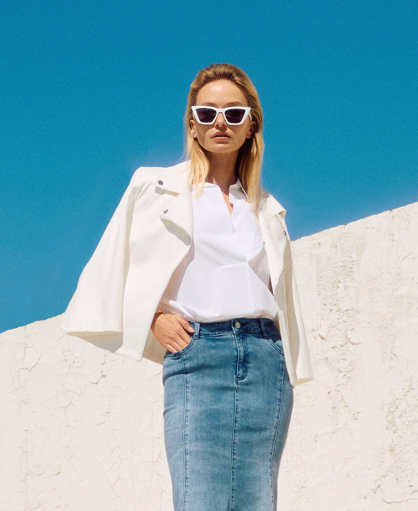 Vanilla Faux Suede Jacket - 251908