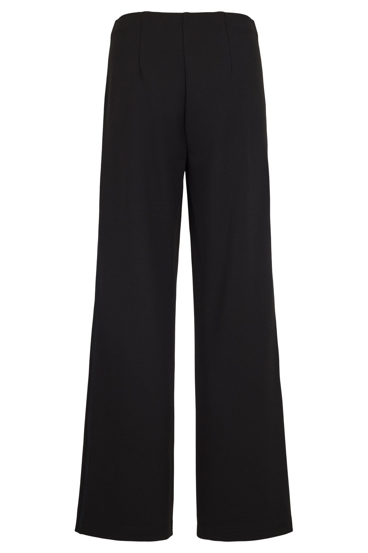Black Yasi Wide Leg Trousers - 53657