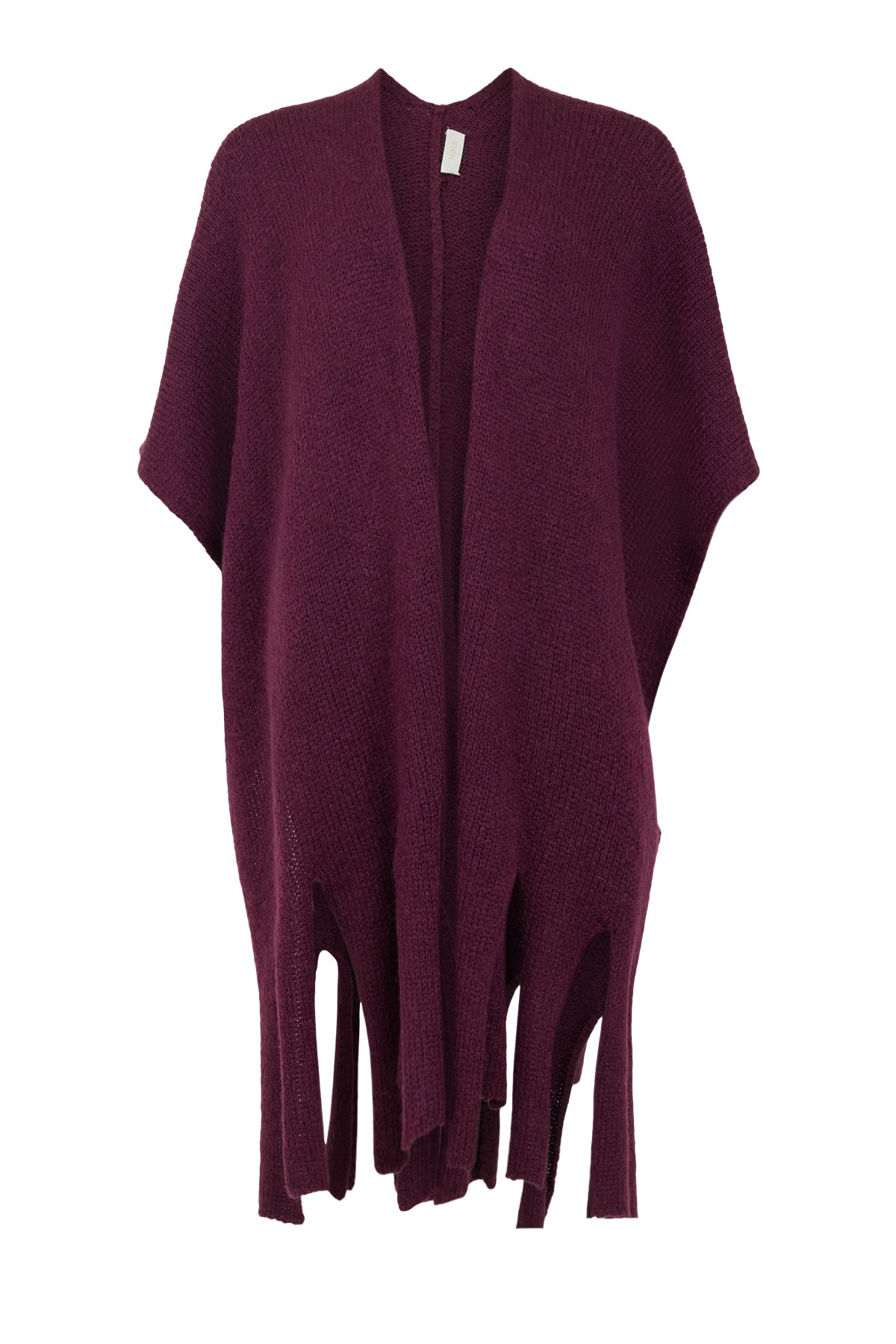 Prune Fringed Wrap - 80529