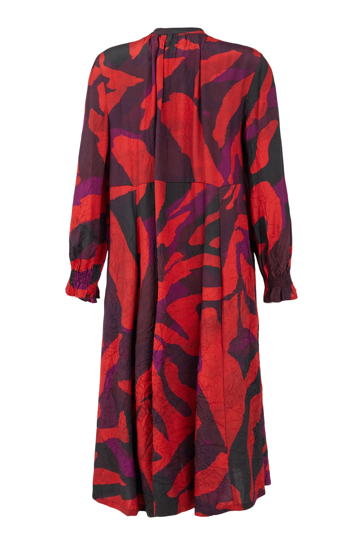Red Print Dress - 88601