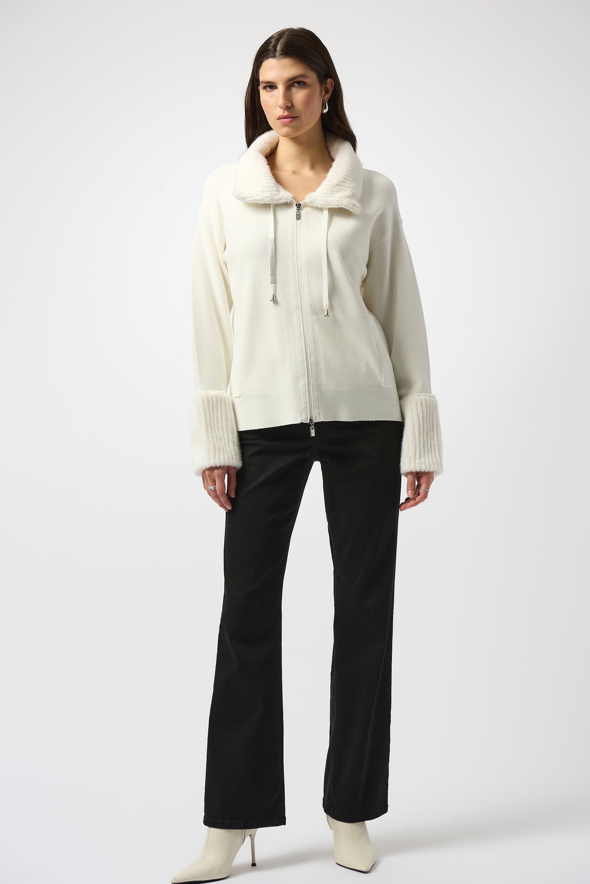 Winter White Zip Jacket - 253905