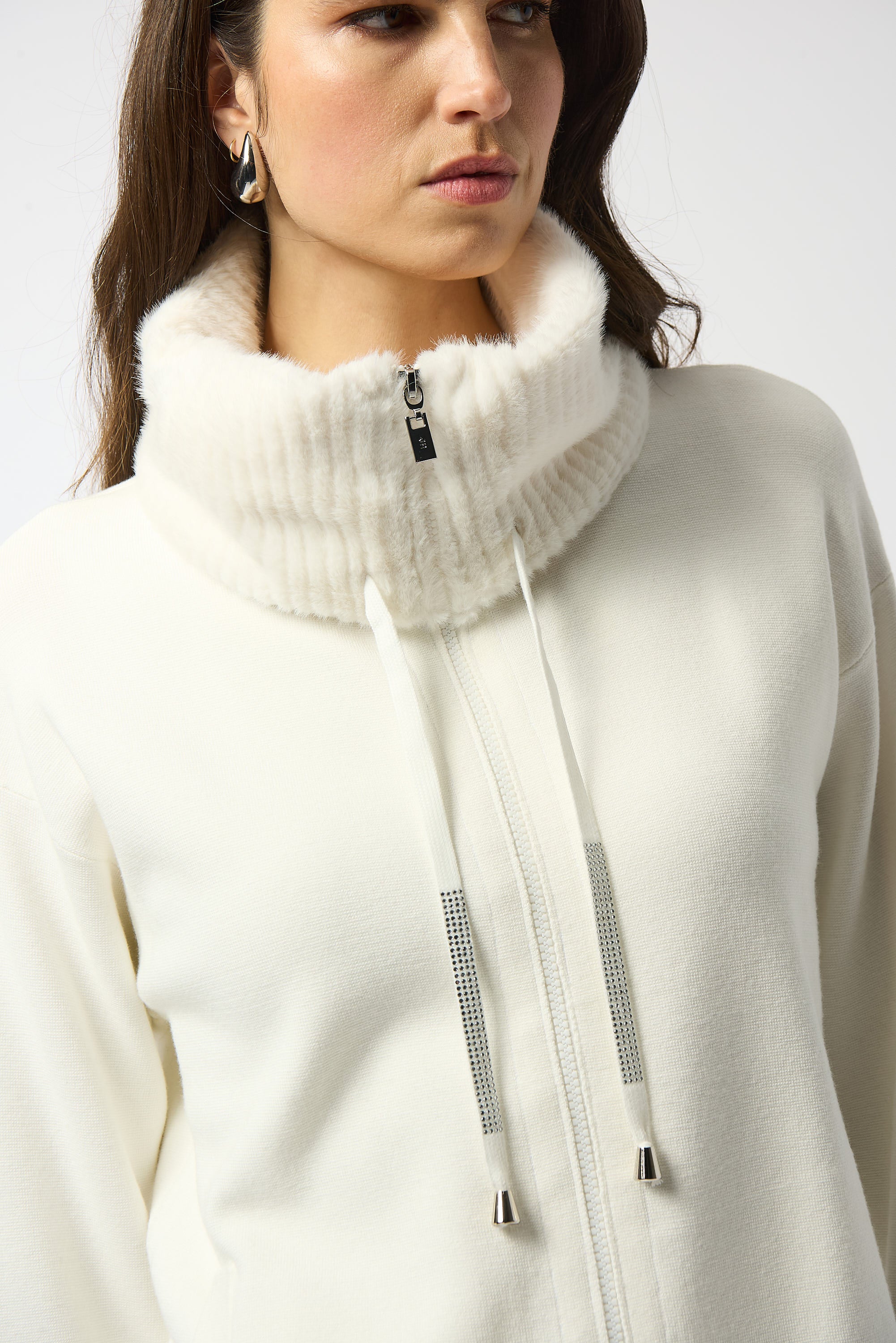 Winter White Zip Jacket - 253905