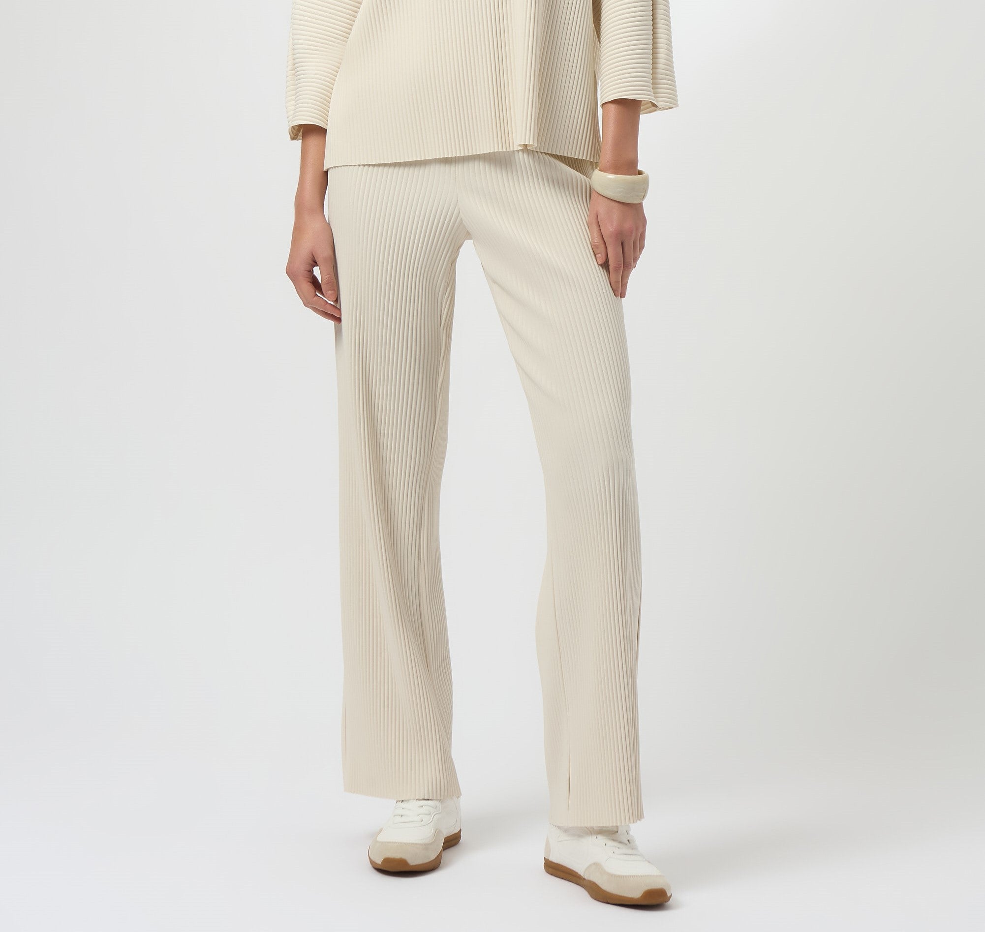 Birch Ribbed Scuba Trousers - 254006