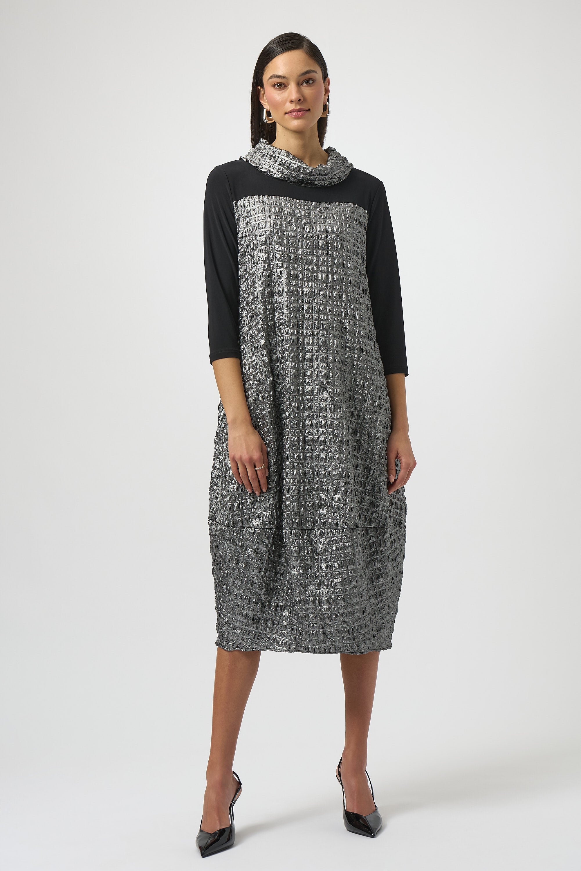 Pewter & Black Bubble Dress - 254057