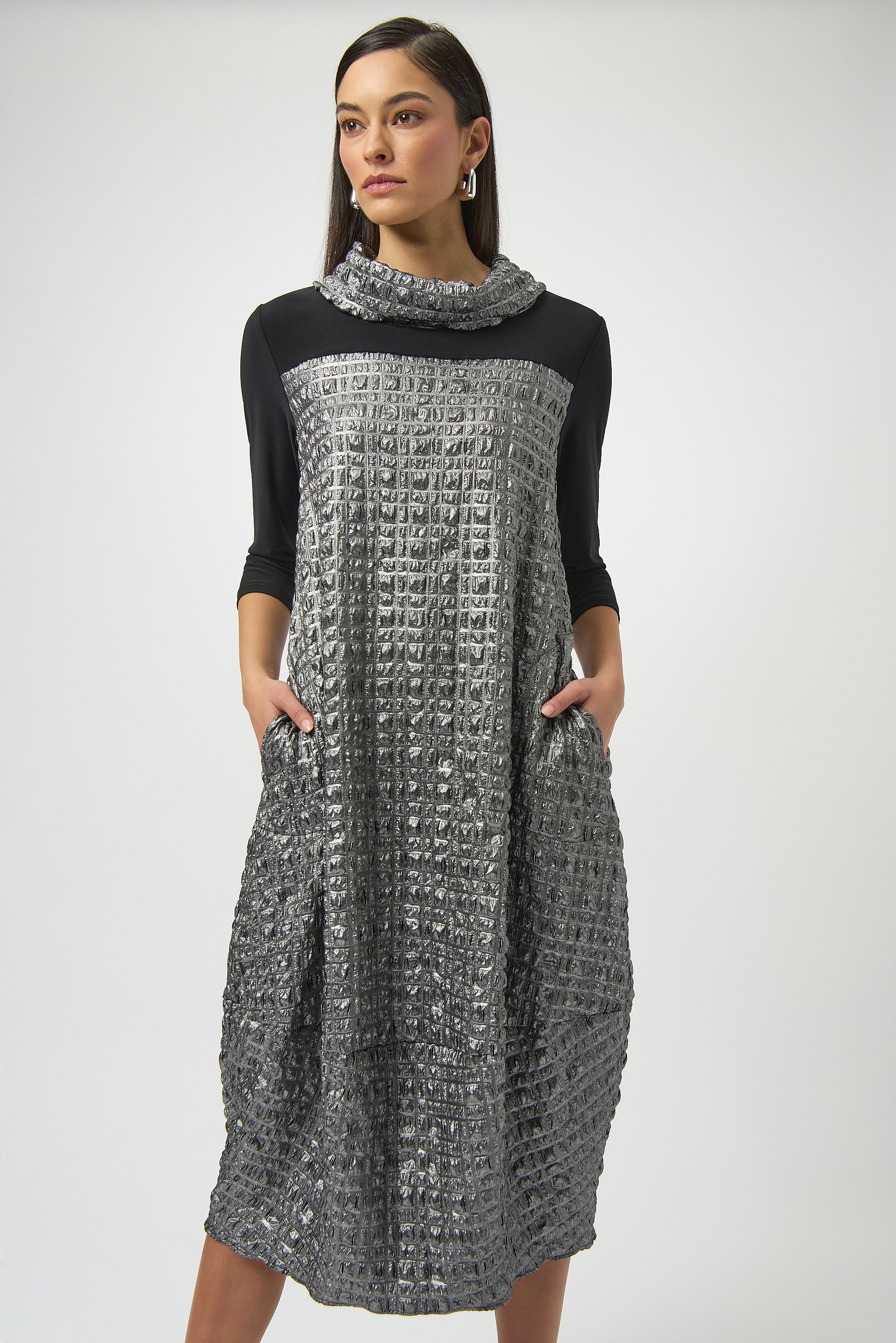 Pewter & Black Bubble Dress - 254057