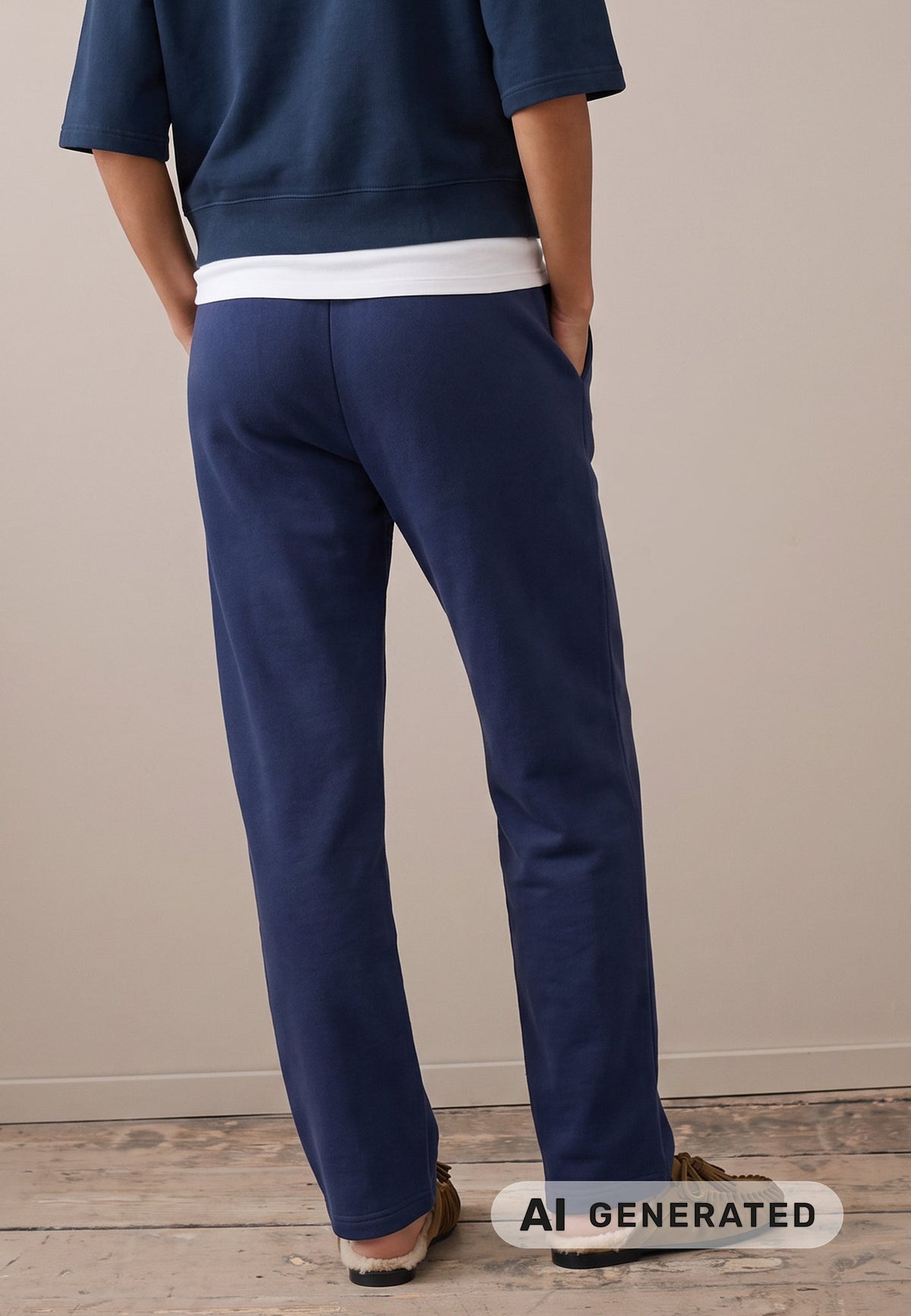 Galaxy Blue Casual Pants - 26088833