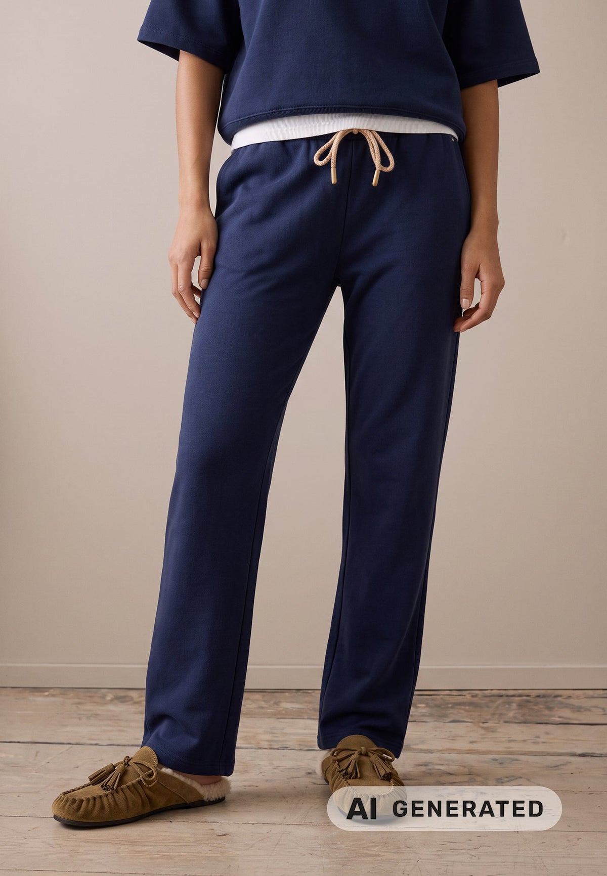 Galaxy Blue Casual Pants - 26088833