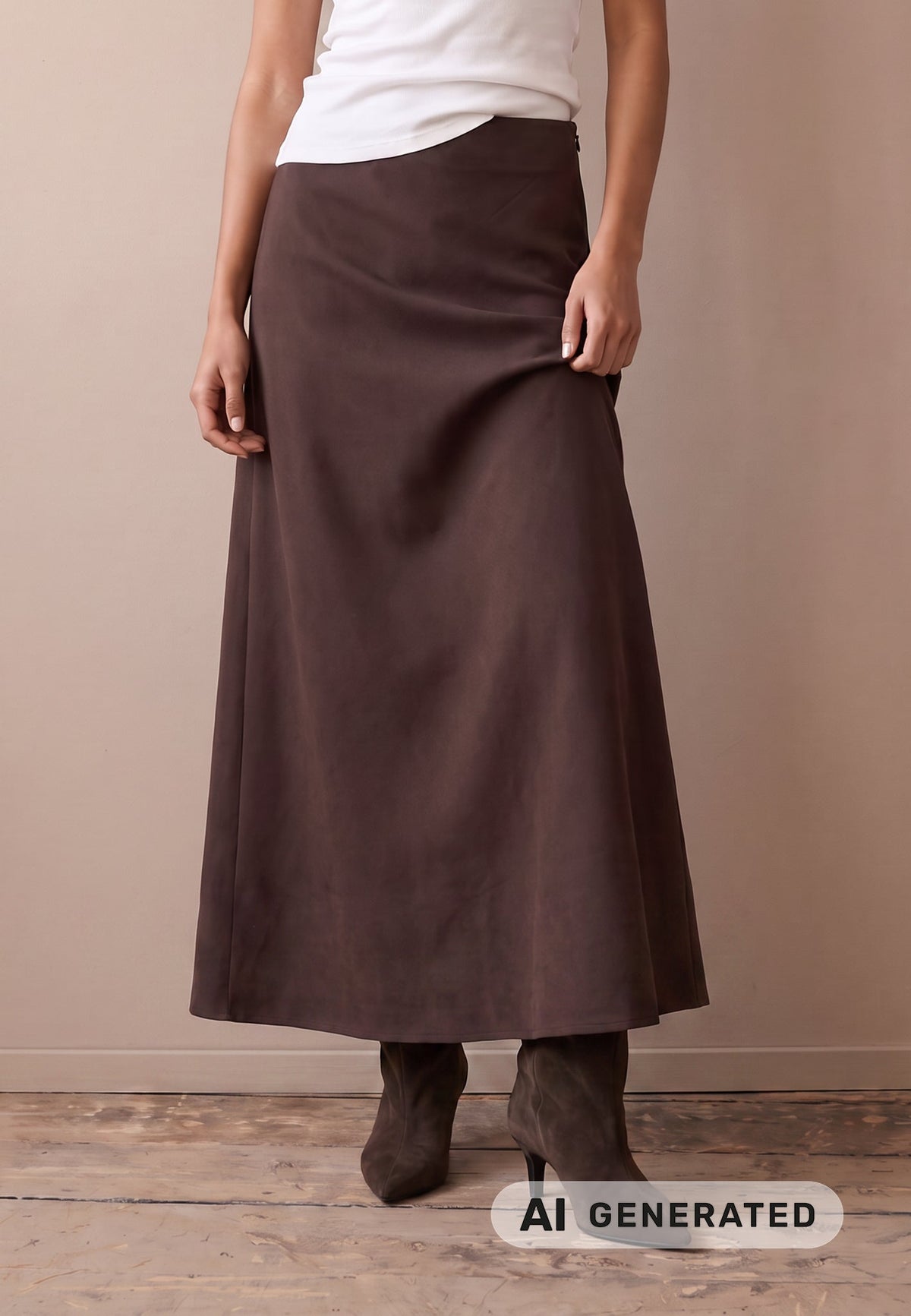Espresso Maxi Skirt - 26093948