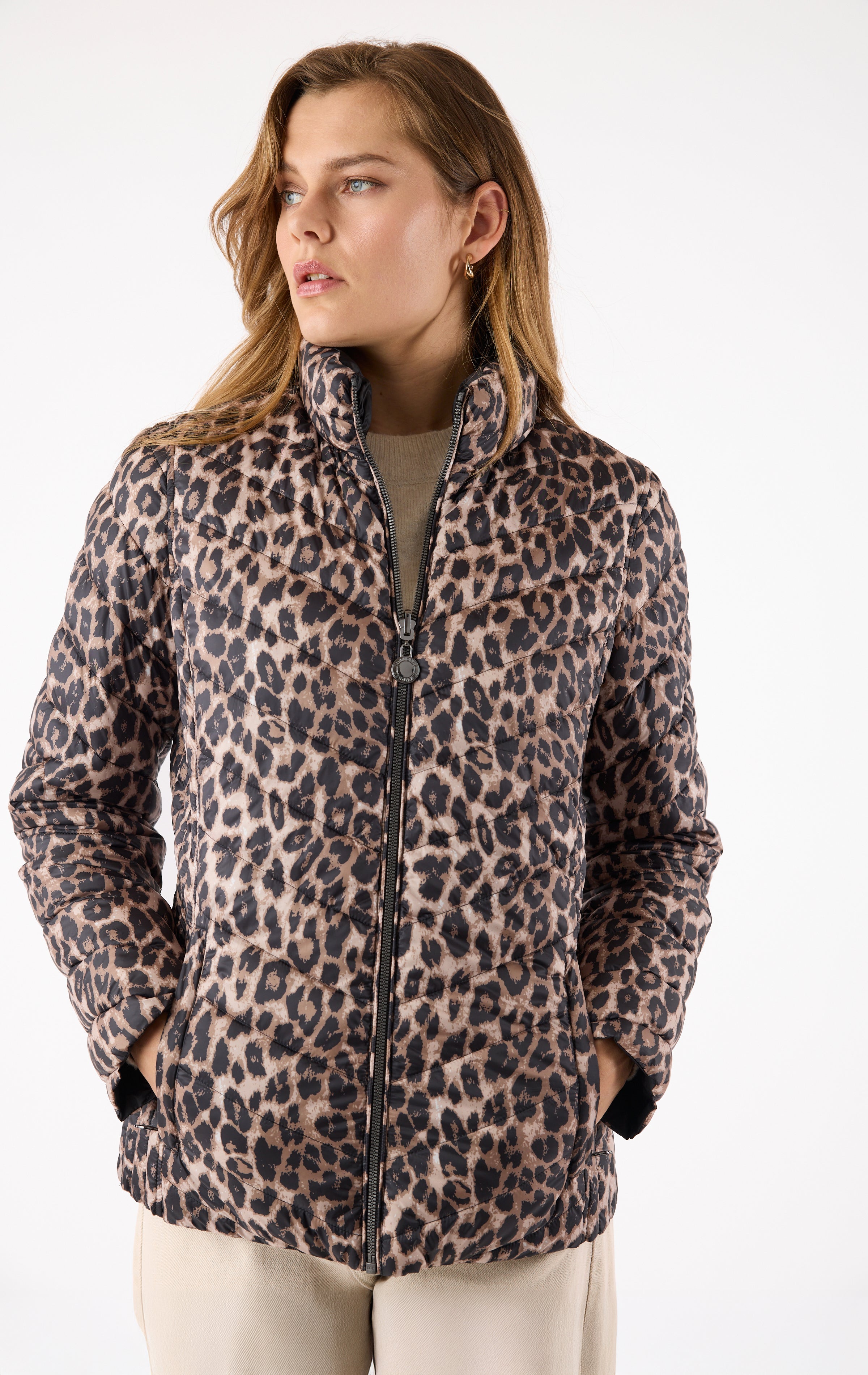 Almond Brown & Black Reversible Jacket - 526