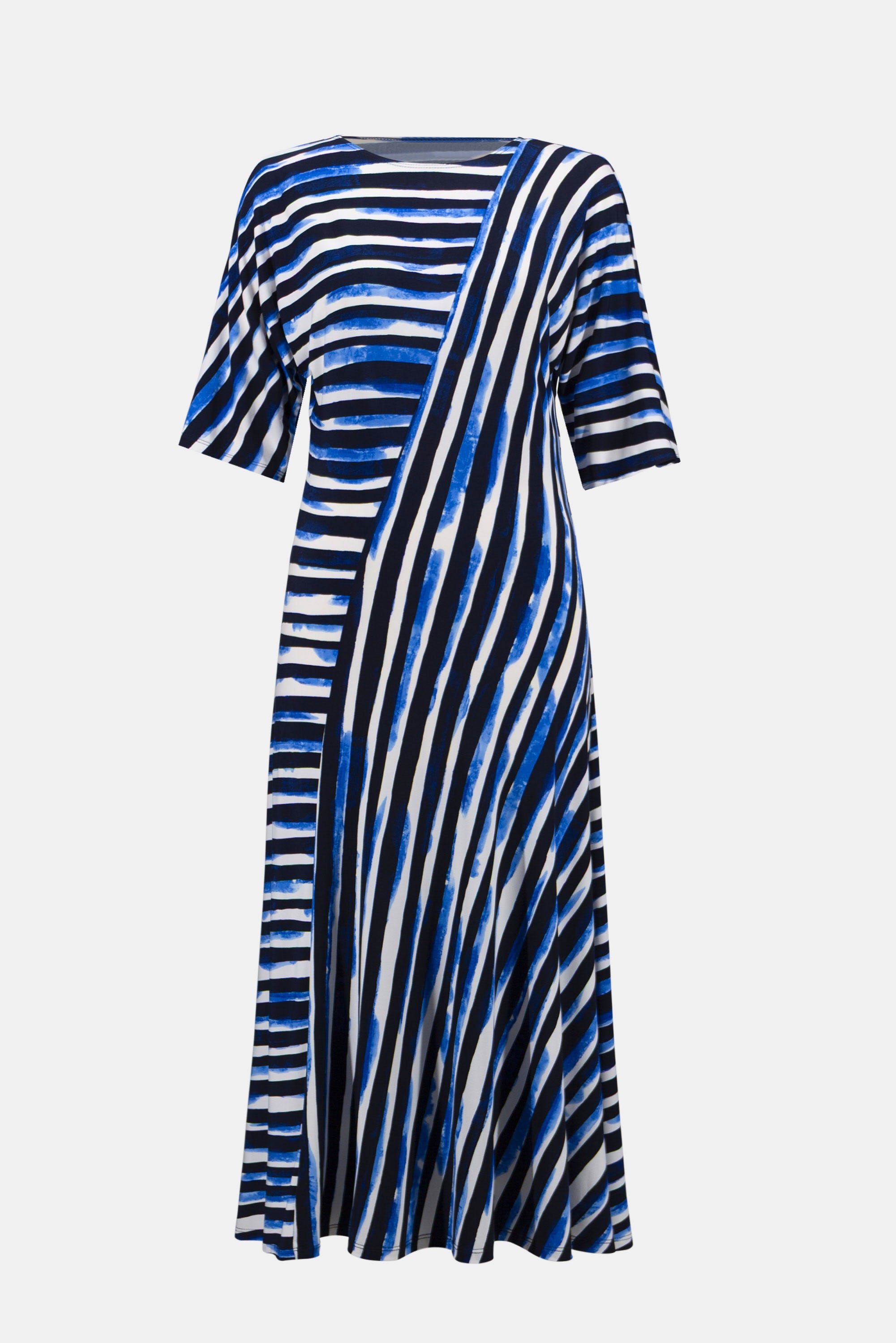 Blue & Vanilla Mix Stripe Dress - 261047