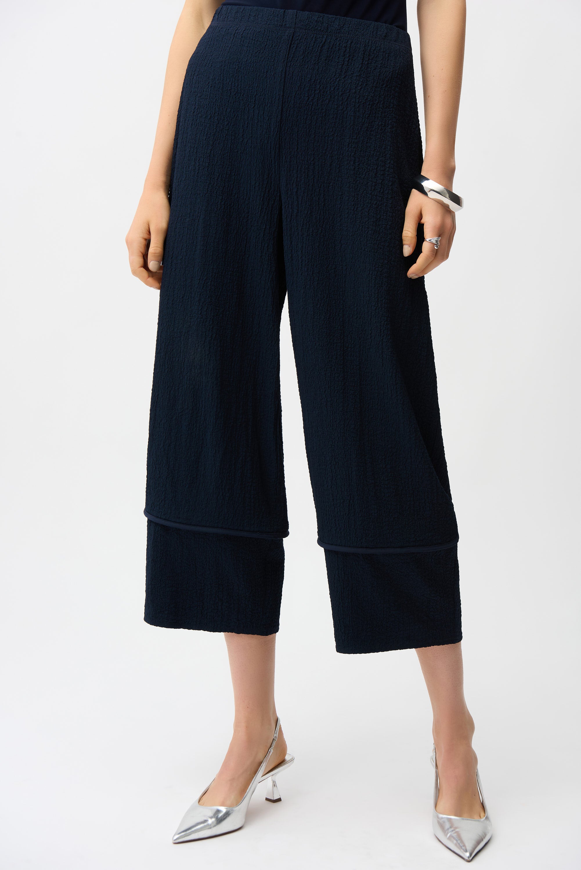 Midnight Blue Cropped Pants - 261062