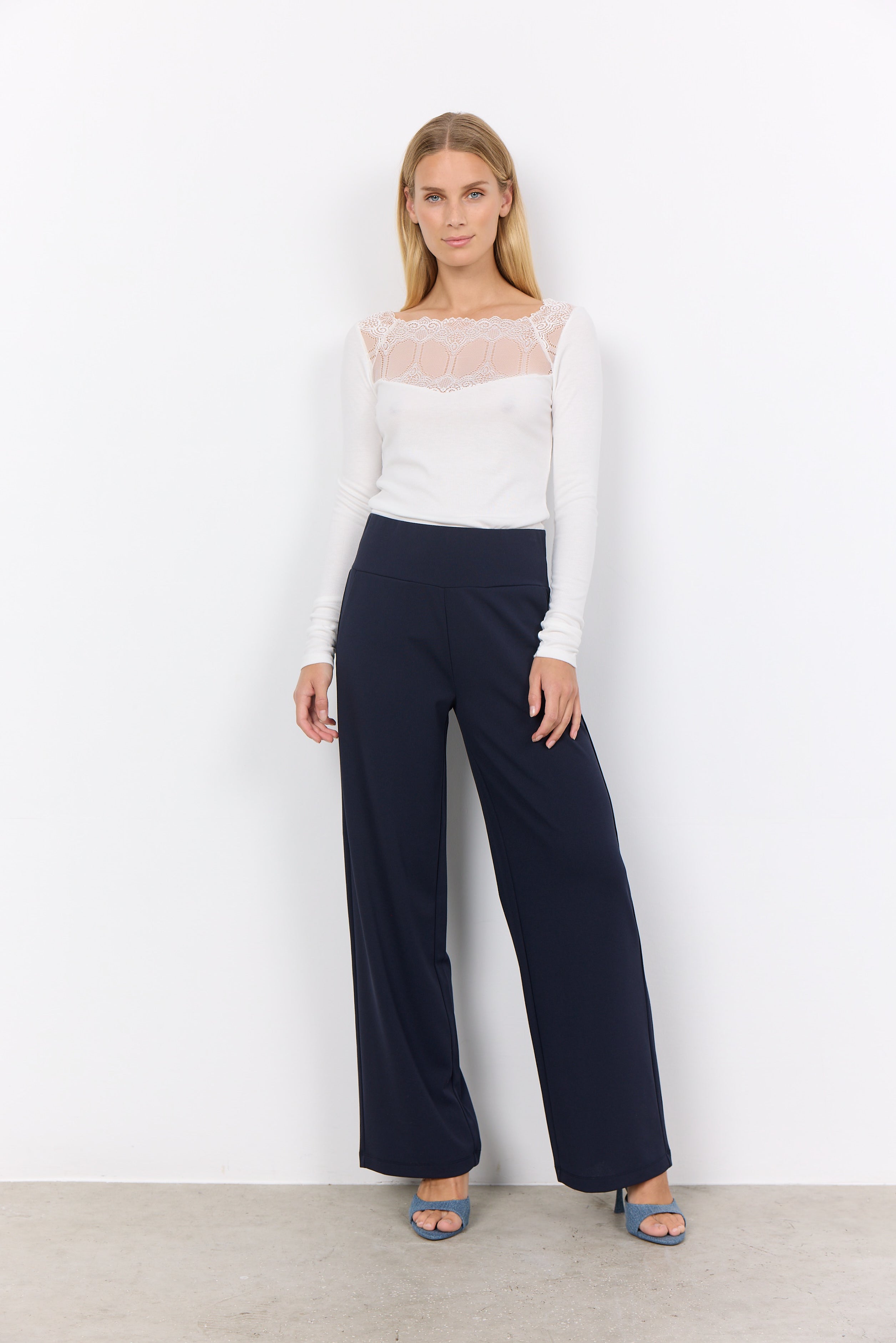 Siham 48 Navy Trousers - 26188