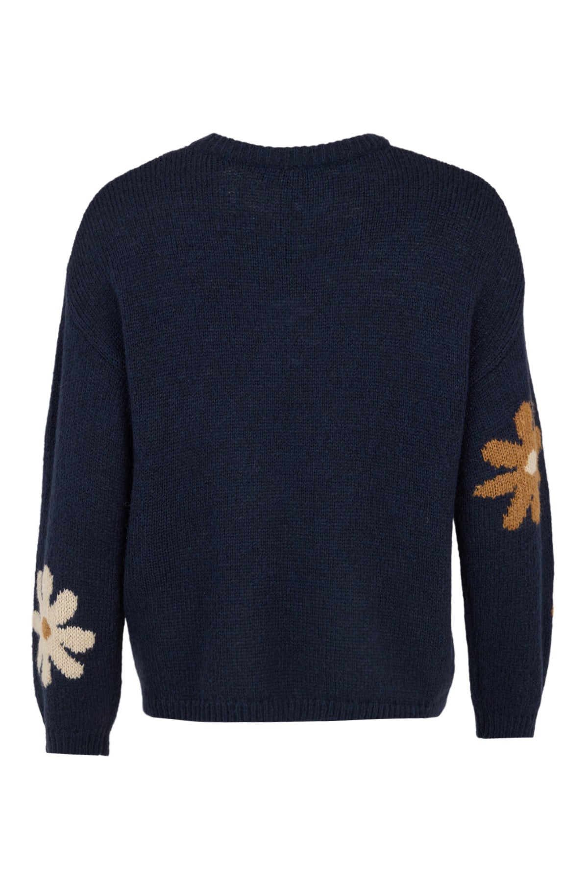 Maritime Blue Daisy Sweater - 6454