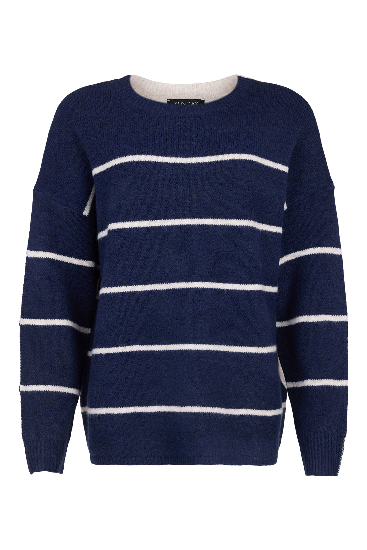 Maritime Blue Stripe Sweater - 6510