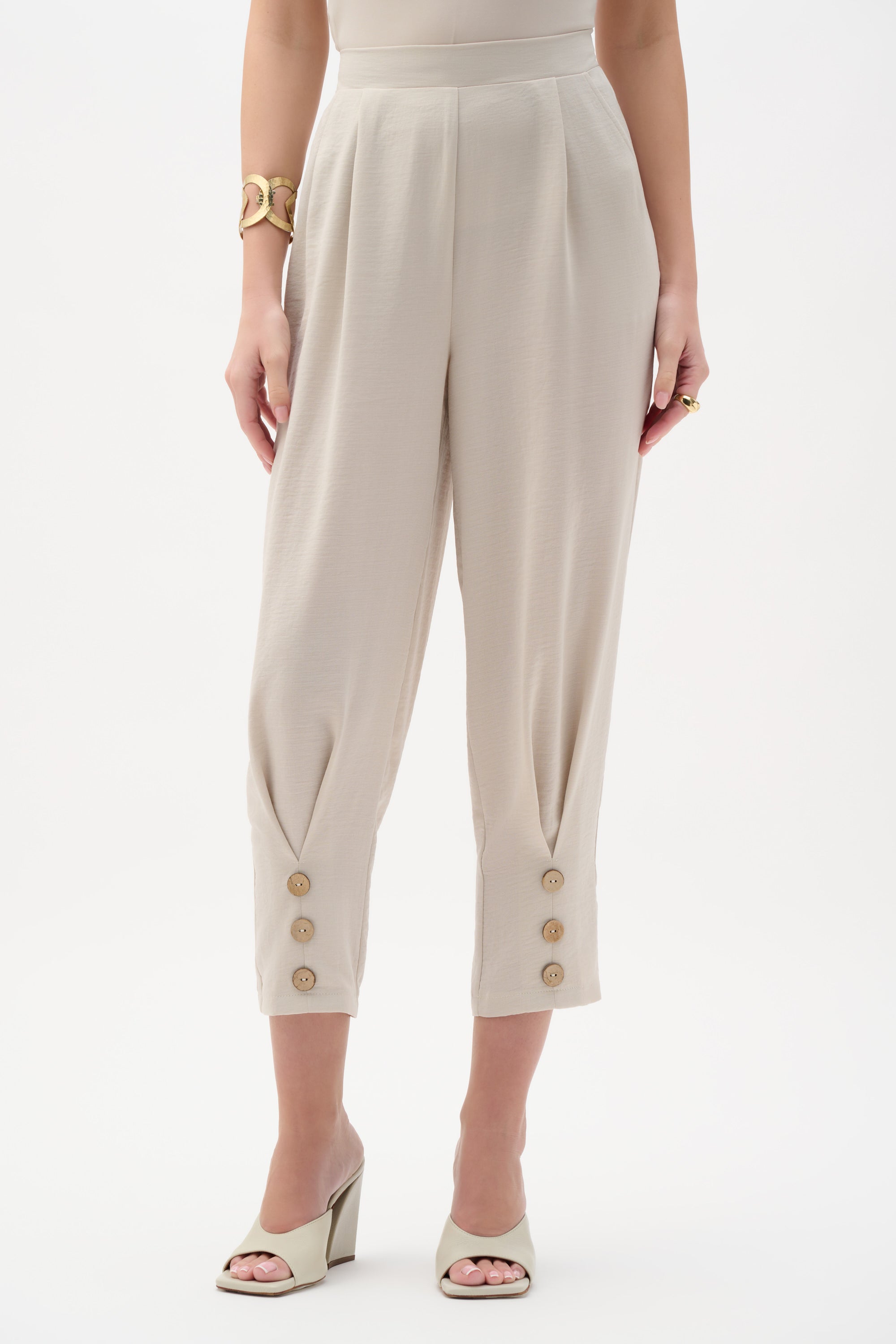 Moonstone Button Cuff Trousers - 262044