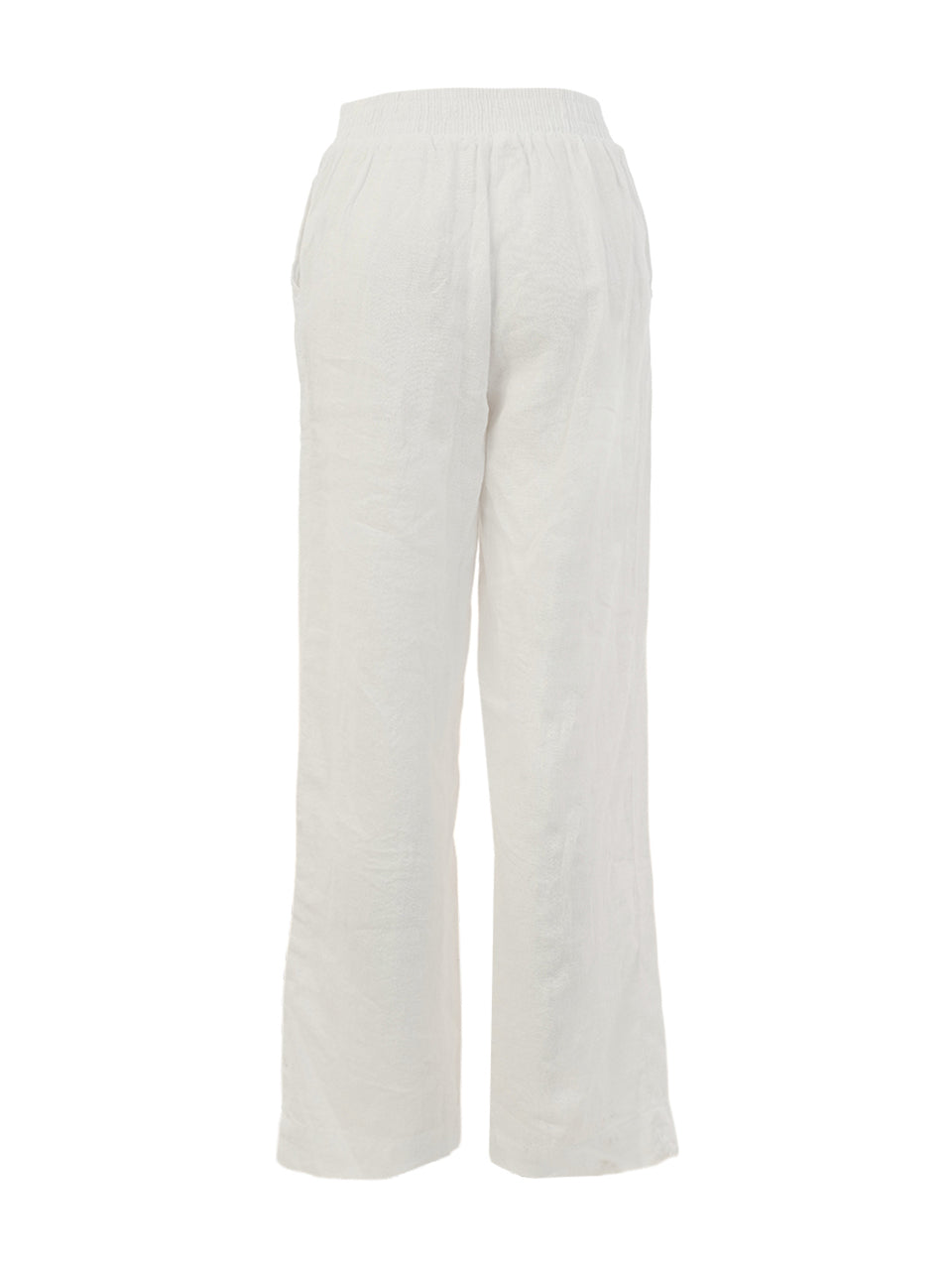 White Linen Trousers - 26225