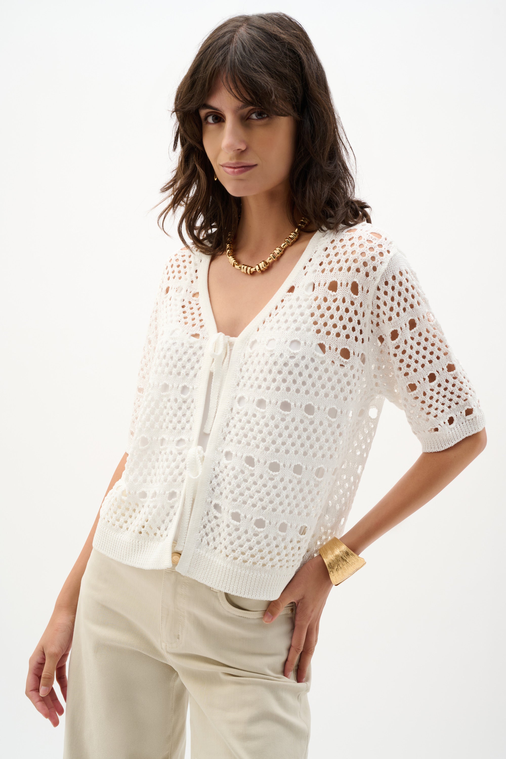 Vanilla Crochet Cover Up - 262955