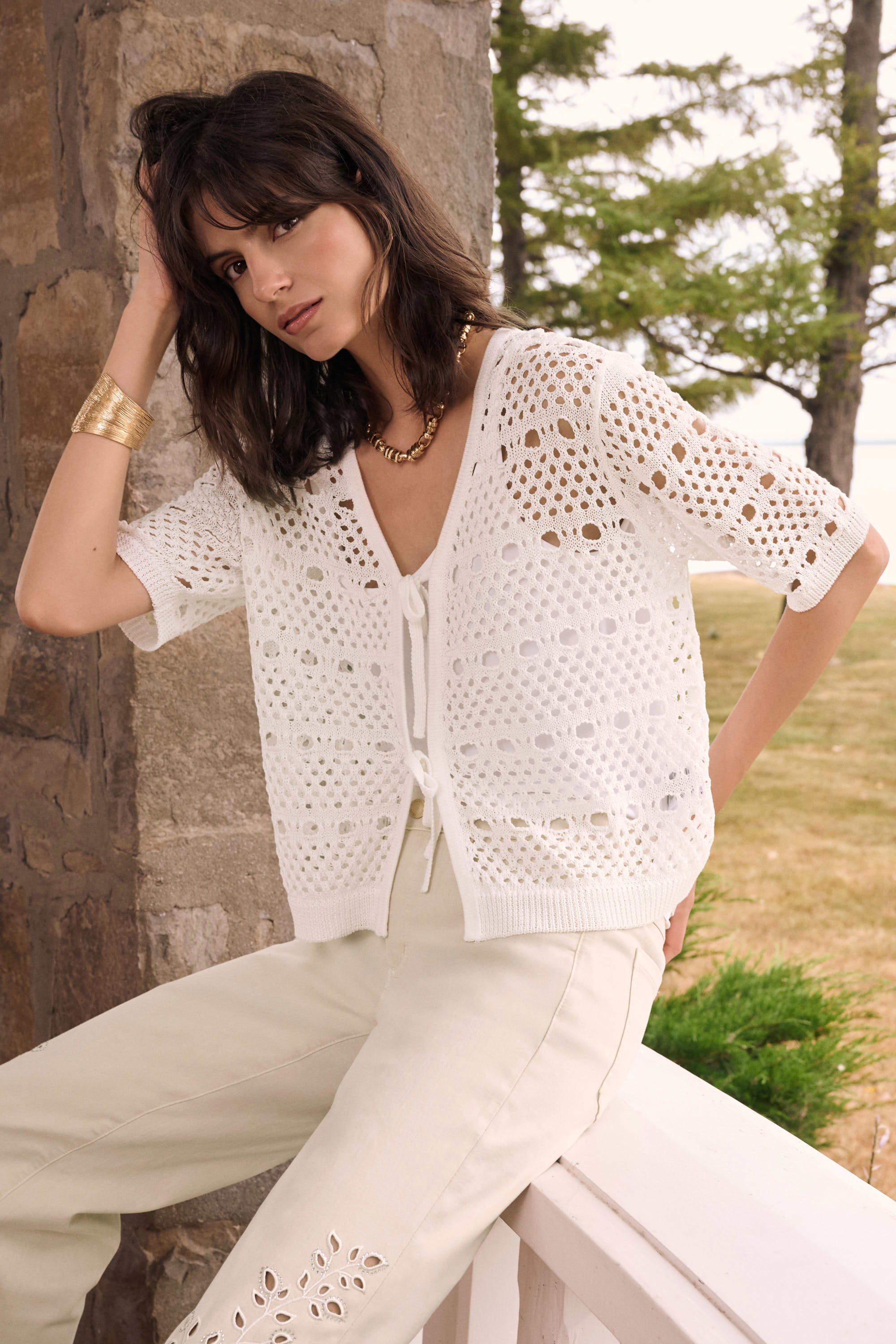 Vanilla Crochet Cover Up - 262955