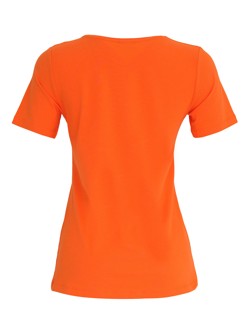 Orange V Neck Top - 26501