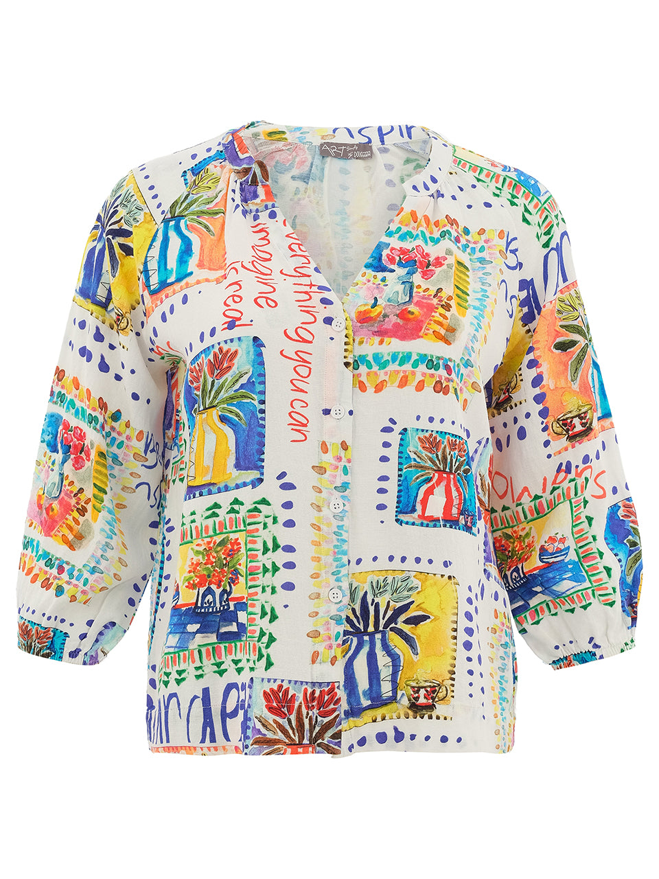 Handmade Garden Blouse - 26624