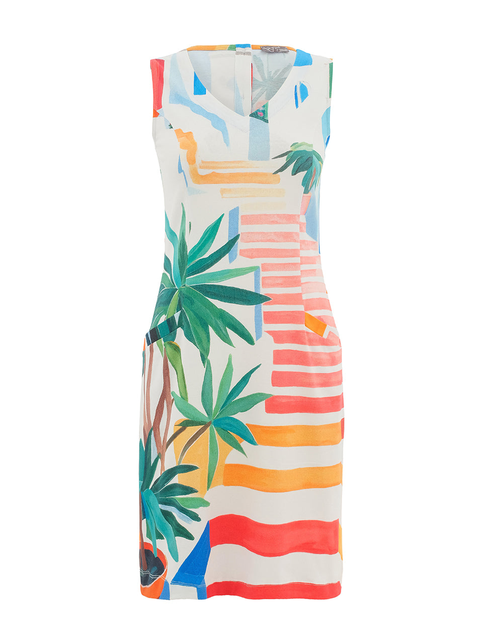 Pots & Stairs Shift Dress - 26645