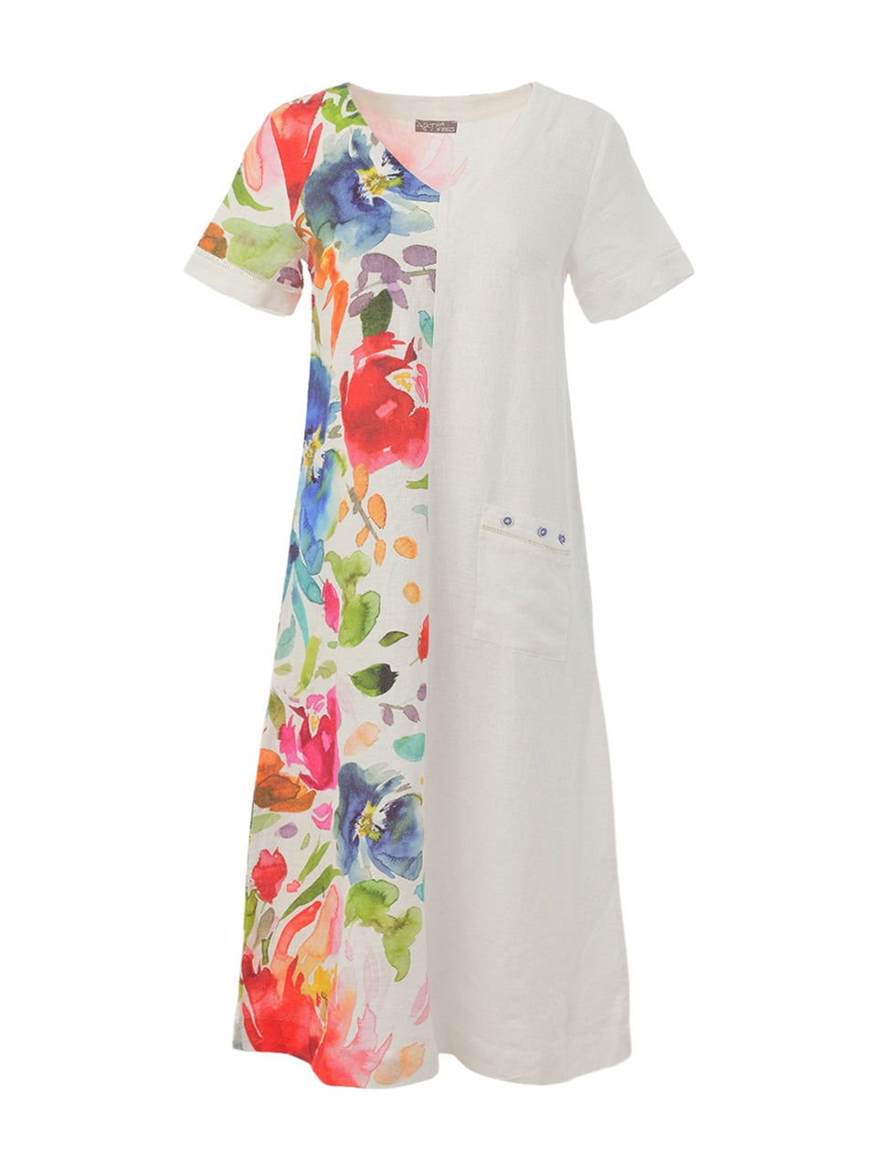 Spring Delight Floral Shirt Dress - 26704