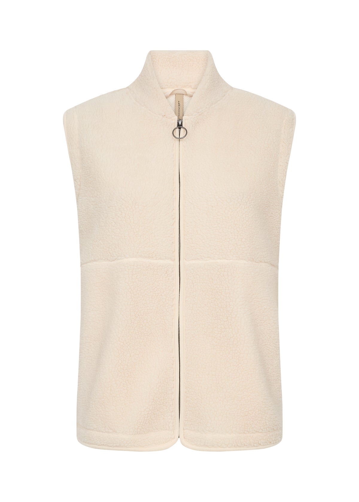 Onyx Cream Borg Fleece Gilet - 26851