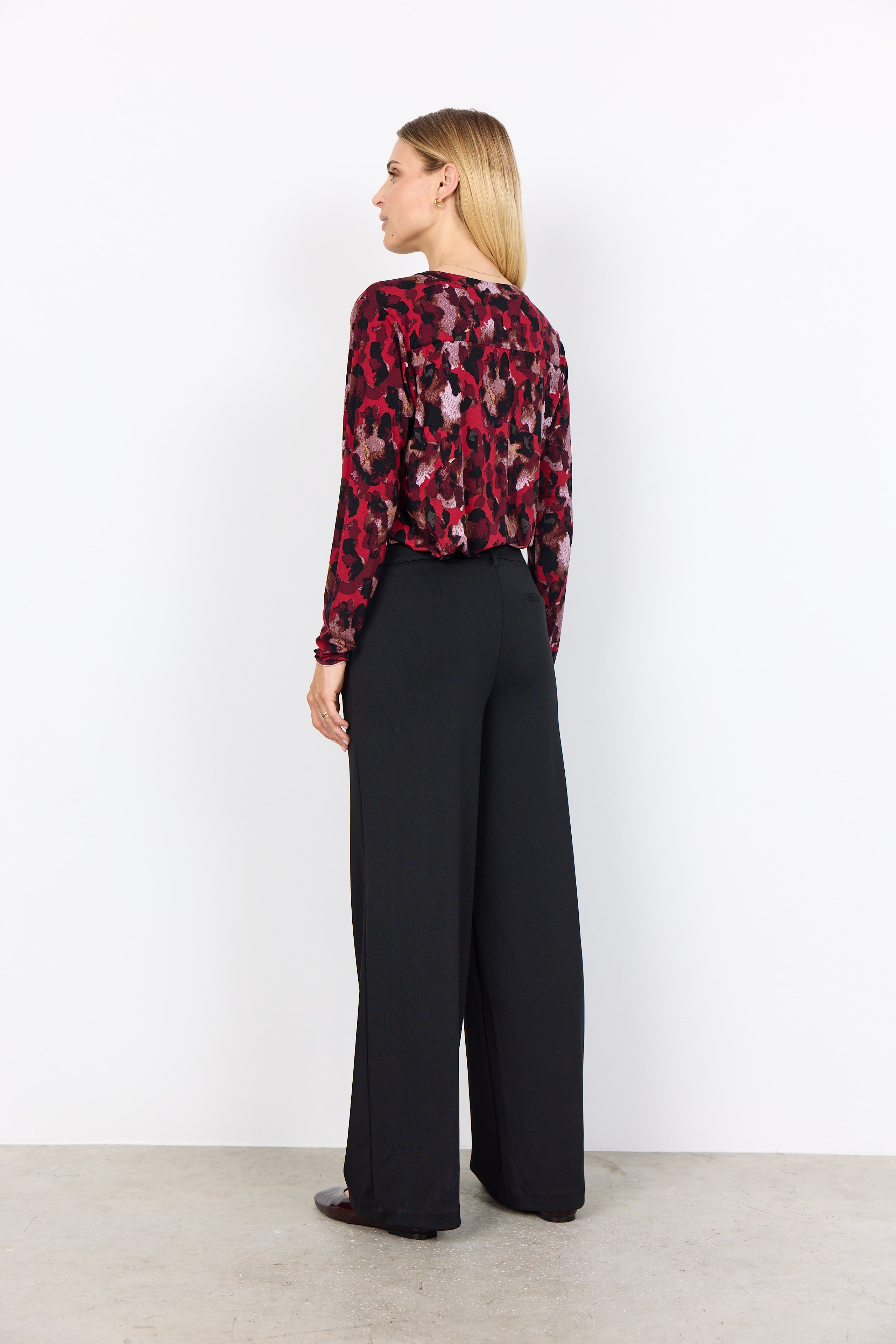 Marica AOP341 Red Print Top - 27247
