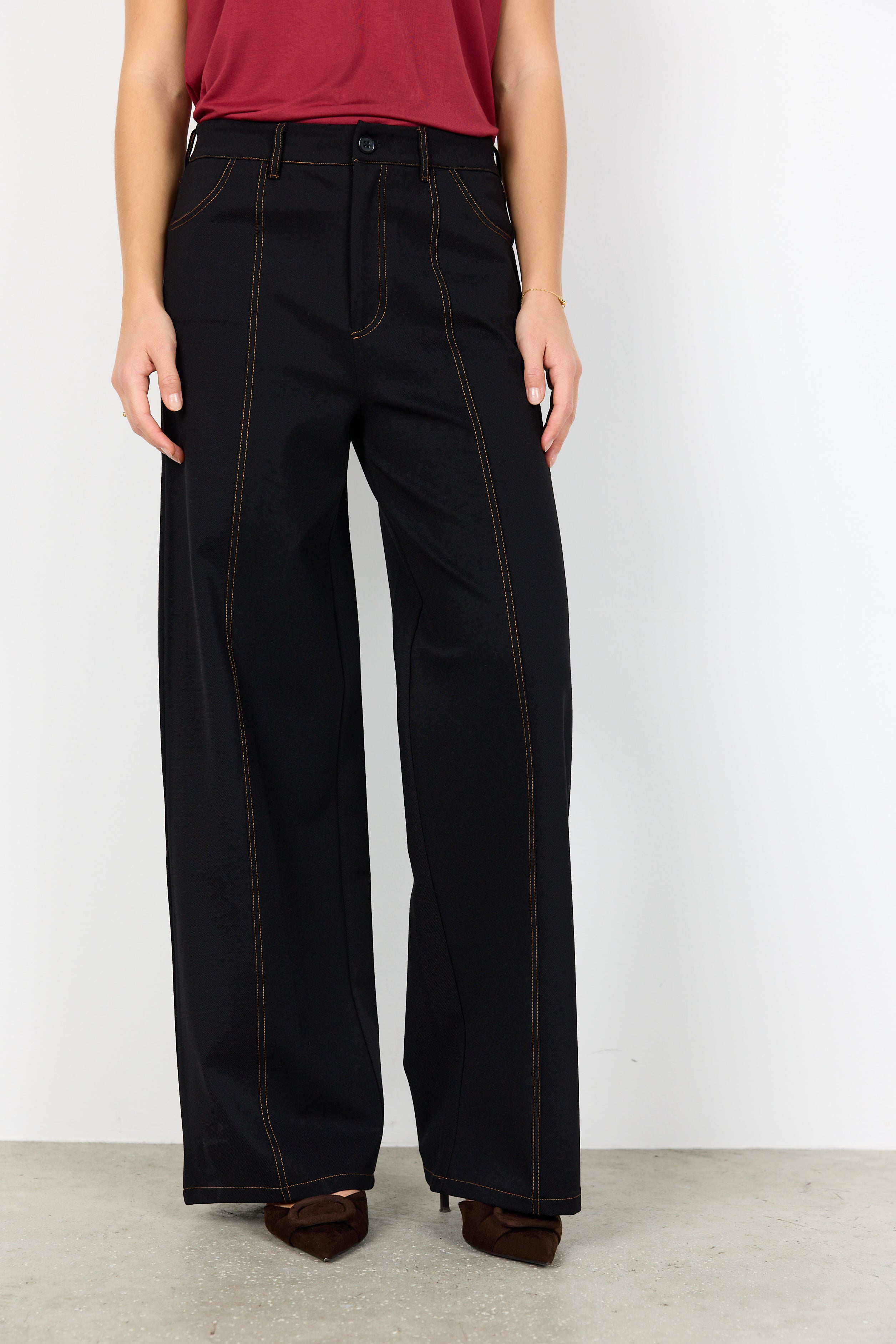 Blanca Black Wide Leg Trousers - 27440