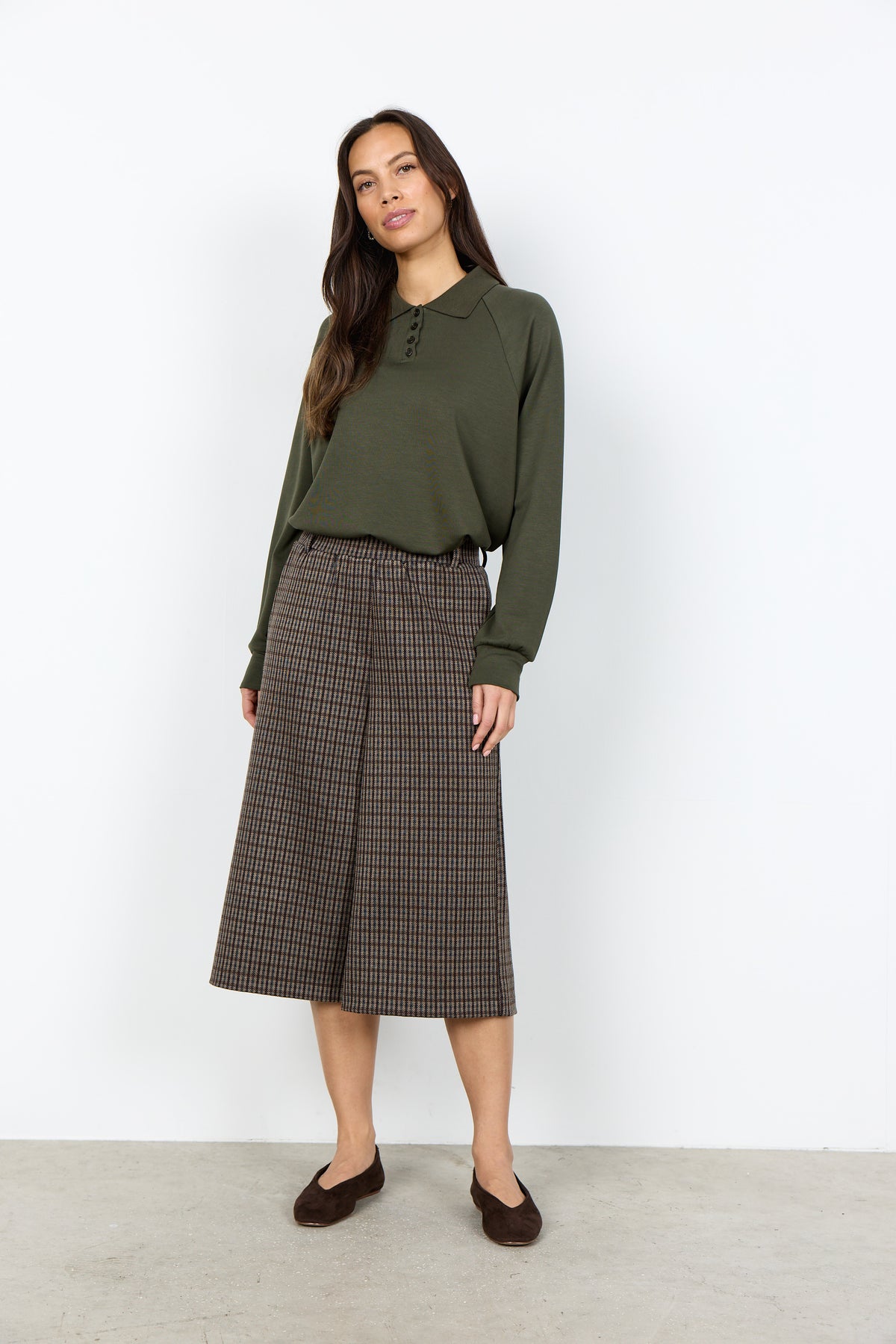Hekla YD2 Chocolate Plum Crop Pants - 27847