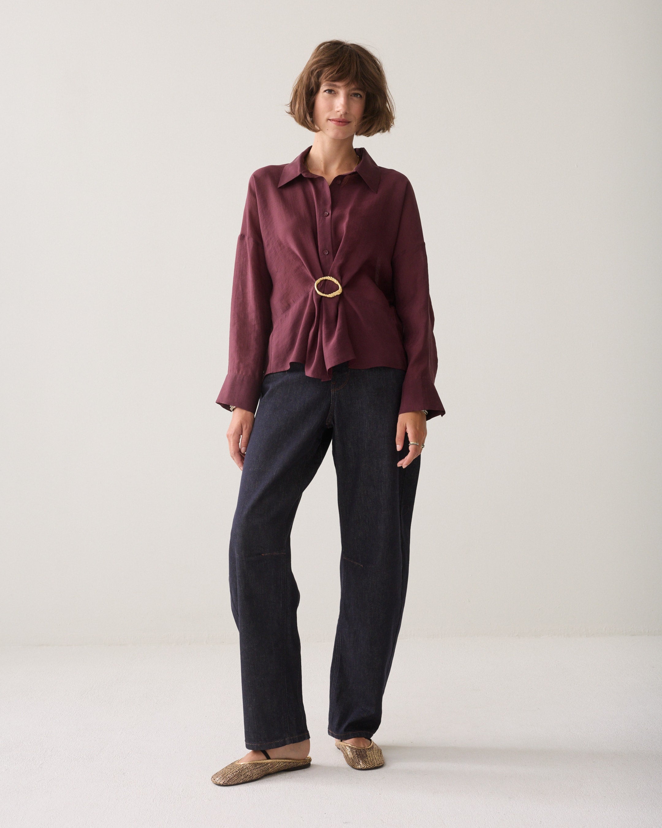 Dark Burgundy Shirt - 2s3524