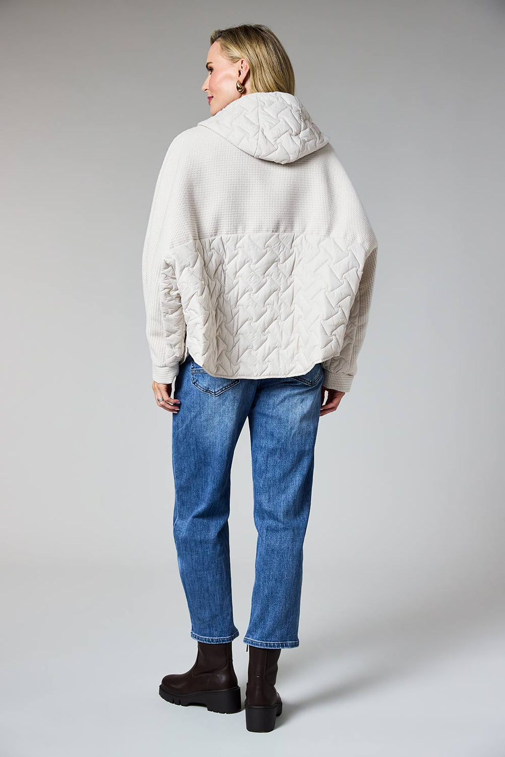 Cream Batwing Jacket - 3018