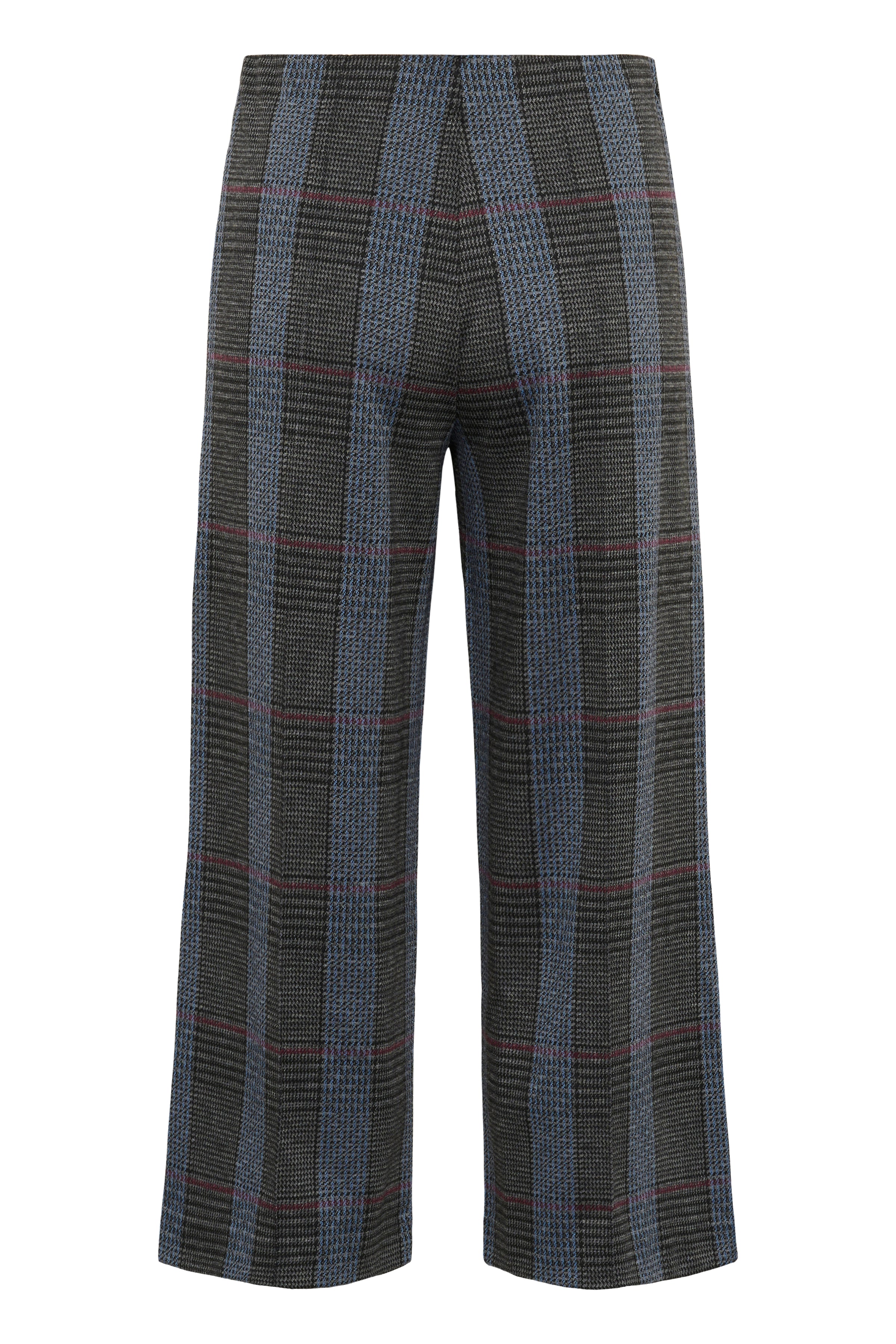 Ilisan Large Grey Check Trousers - 30305656