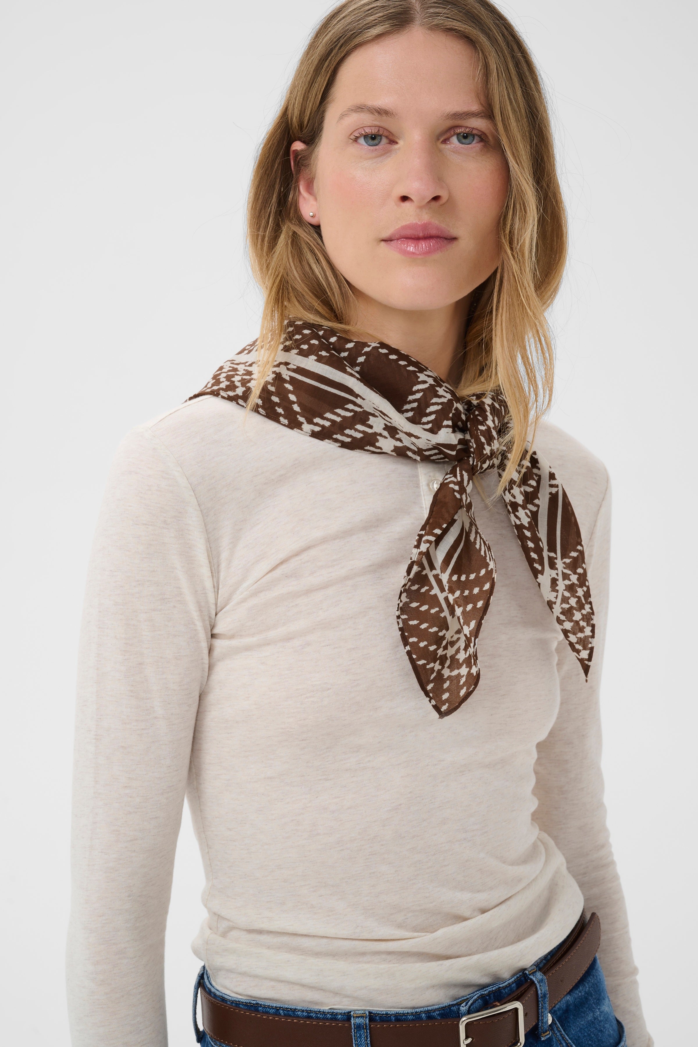 Phil Brown Check Scarf - 30309304
