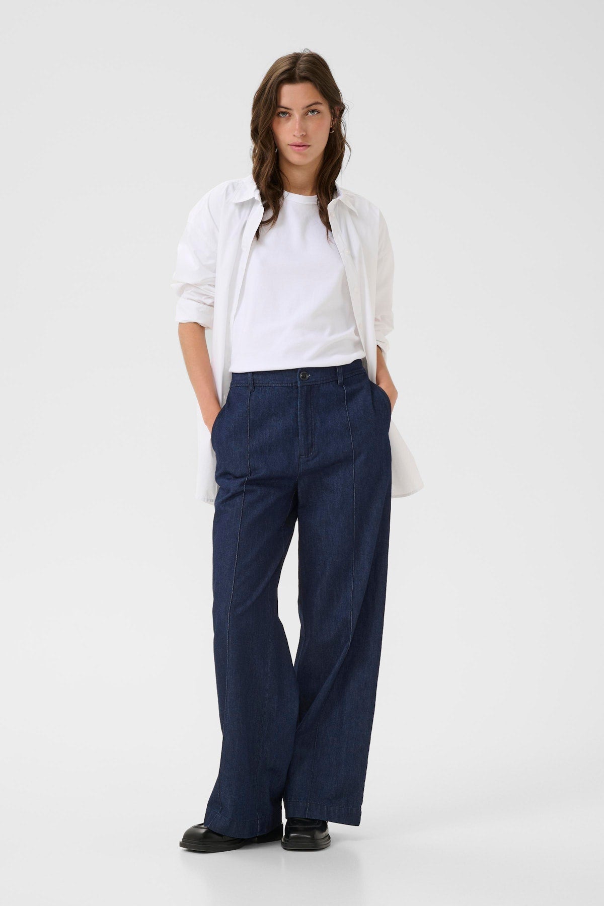 Sarana Rinse Blue Denim Pants - 30309971