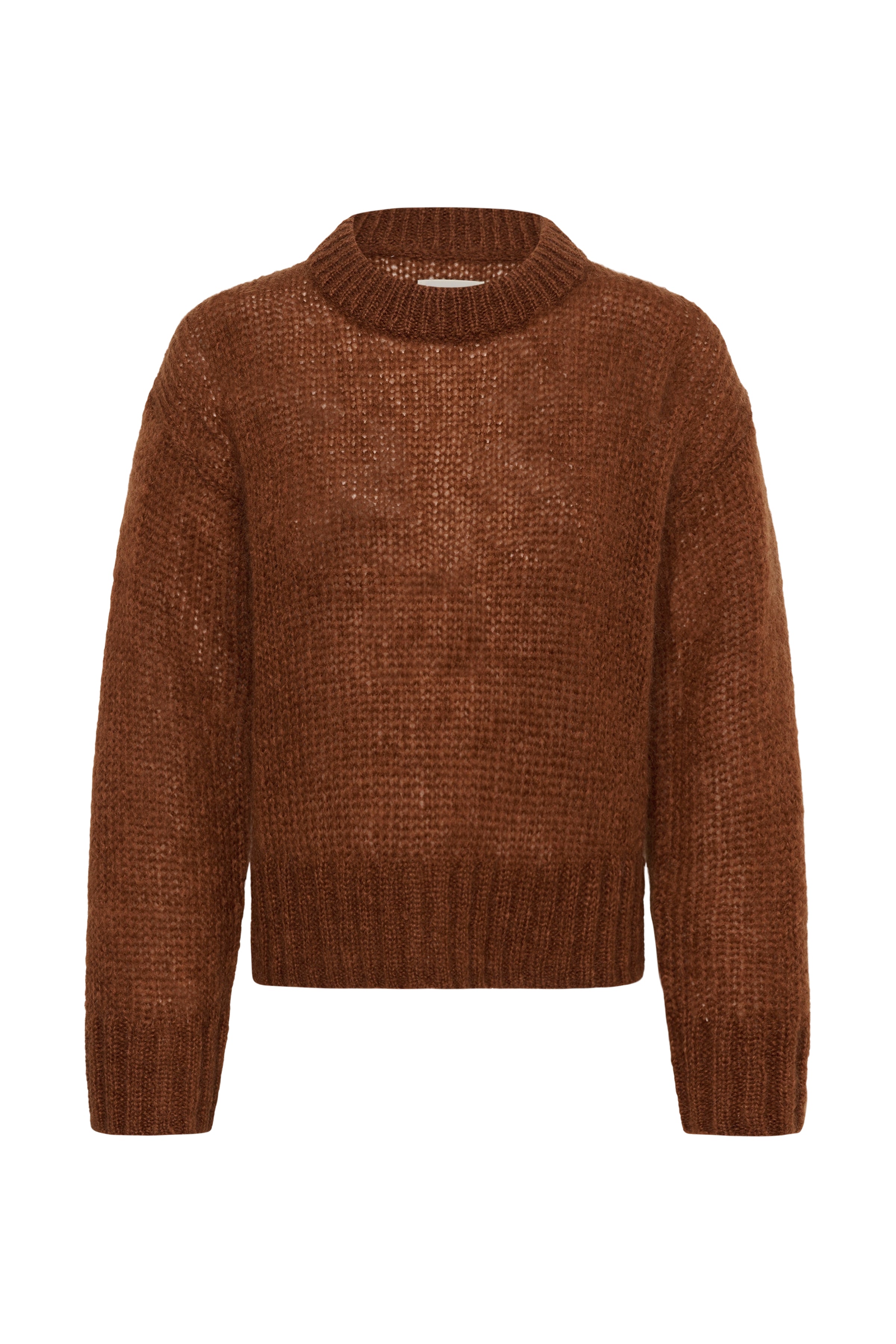 Sille Brown Crew Neck Pullover - 30310023
