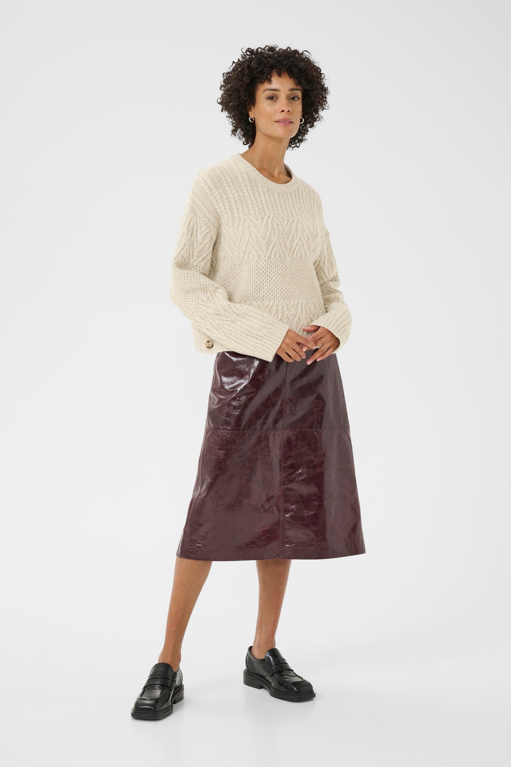 Sindy French Oak Melange Sweater - 30310029
