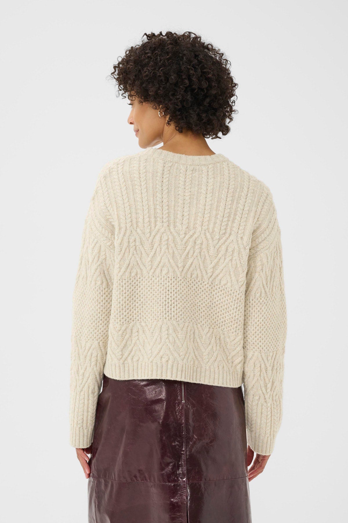 Sindy French Oak Melange Sweater - 30310029