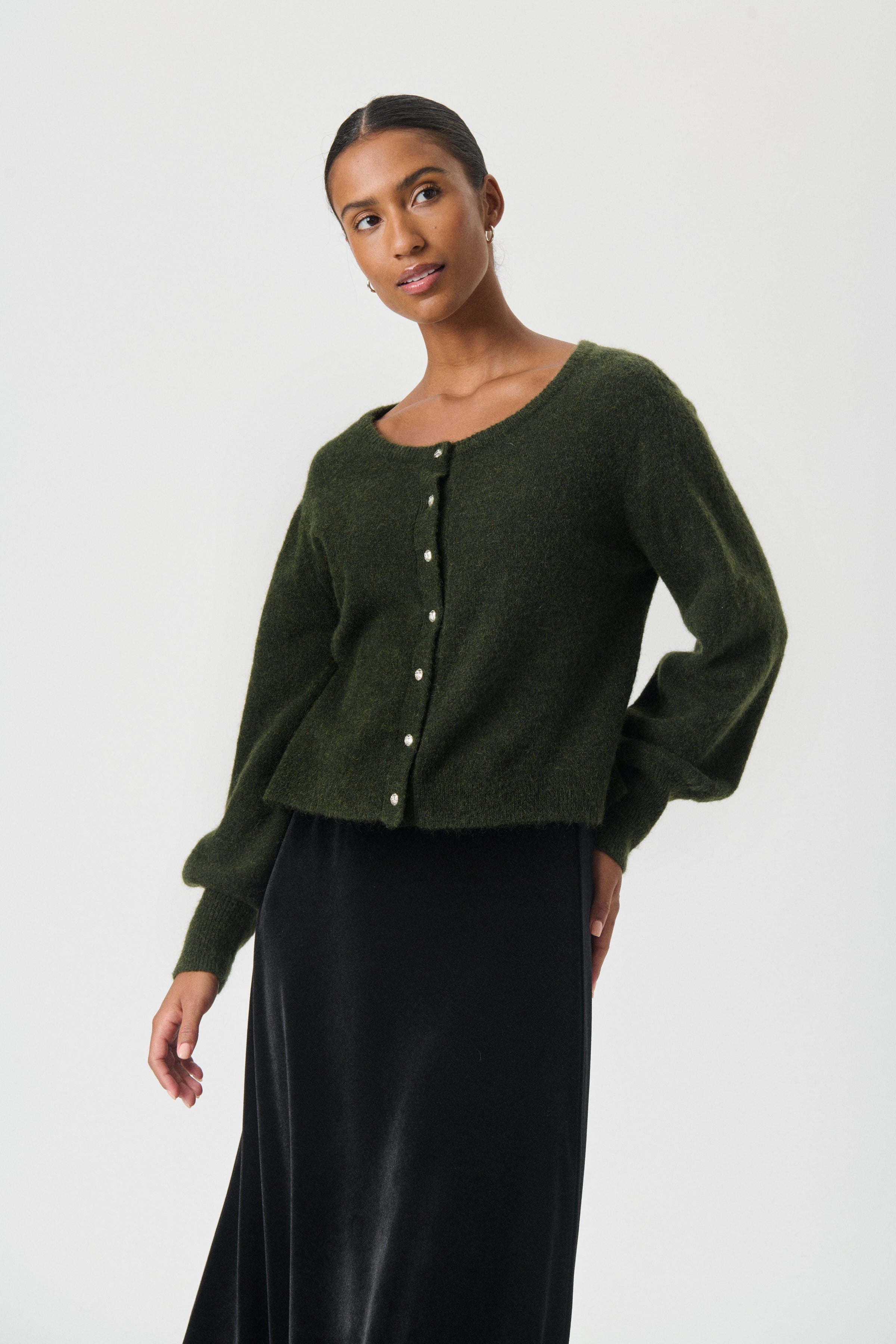Rosin Green Ulja Cardigan - 30310203