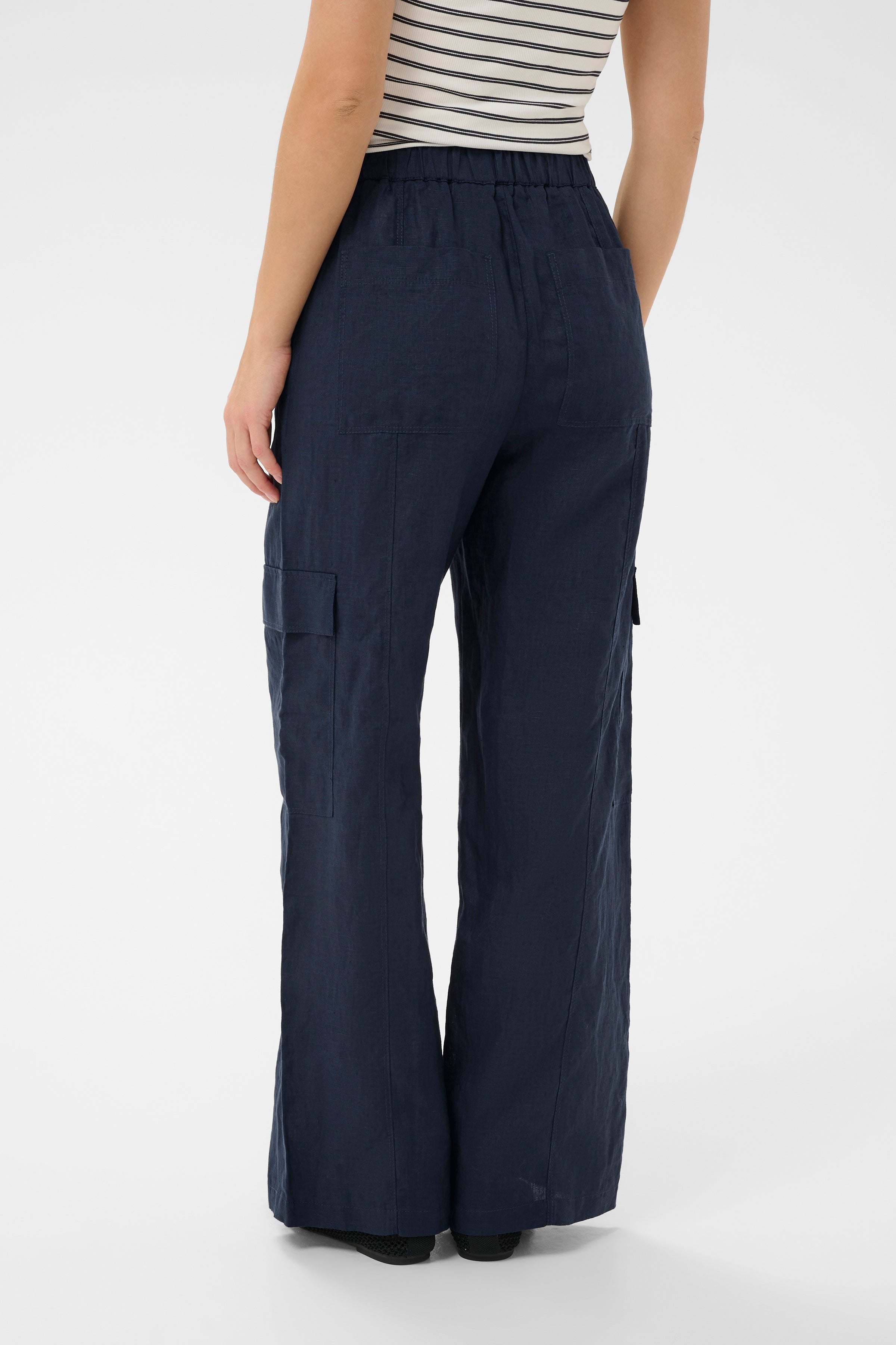 Atena After Midnight Linen Trousers - 30310409