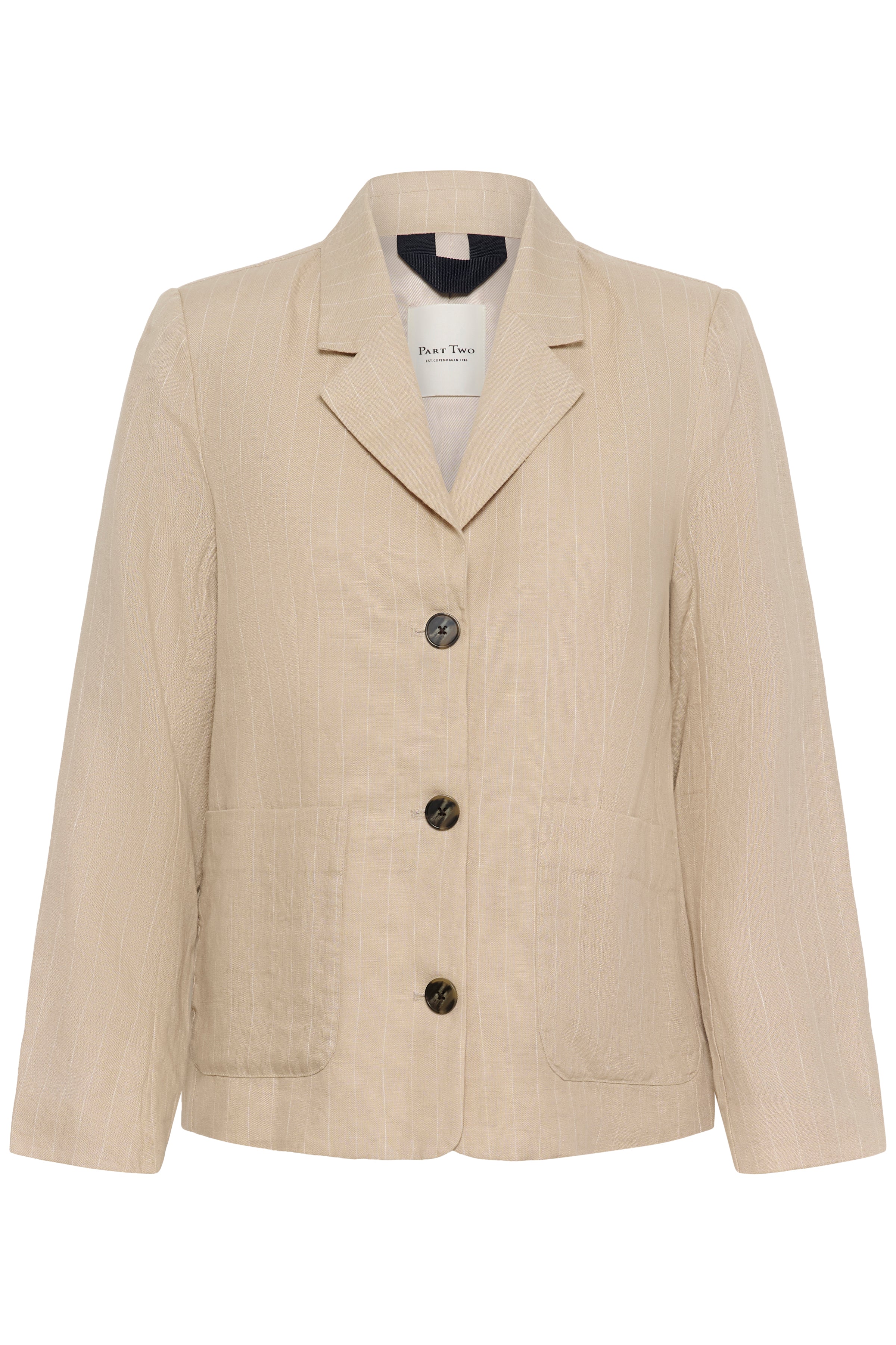 Alita Neutral Stripe Blazer - 30310442