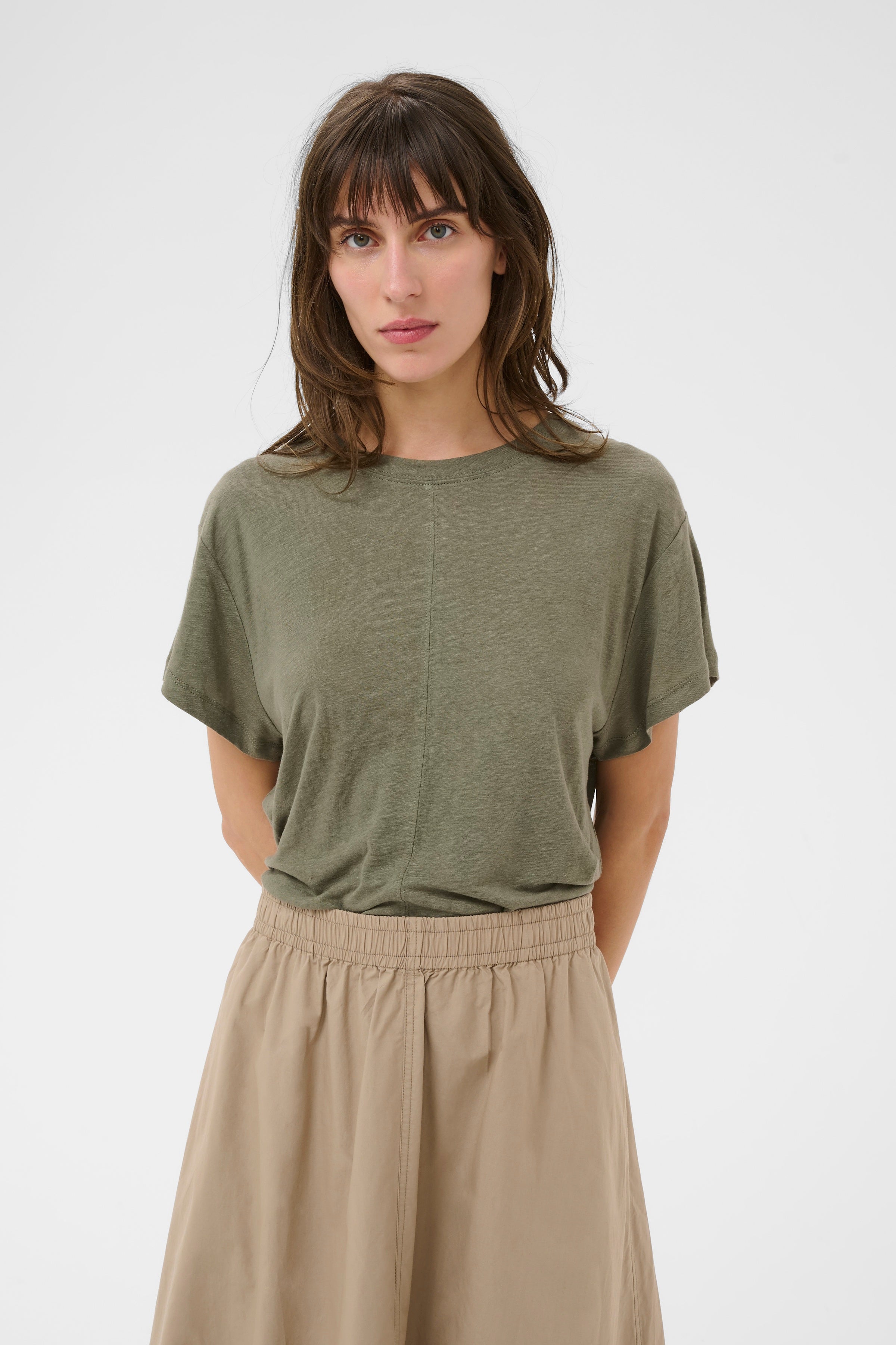 Anemona Smokey Olive T-Shirt - 30310459