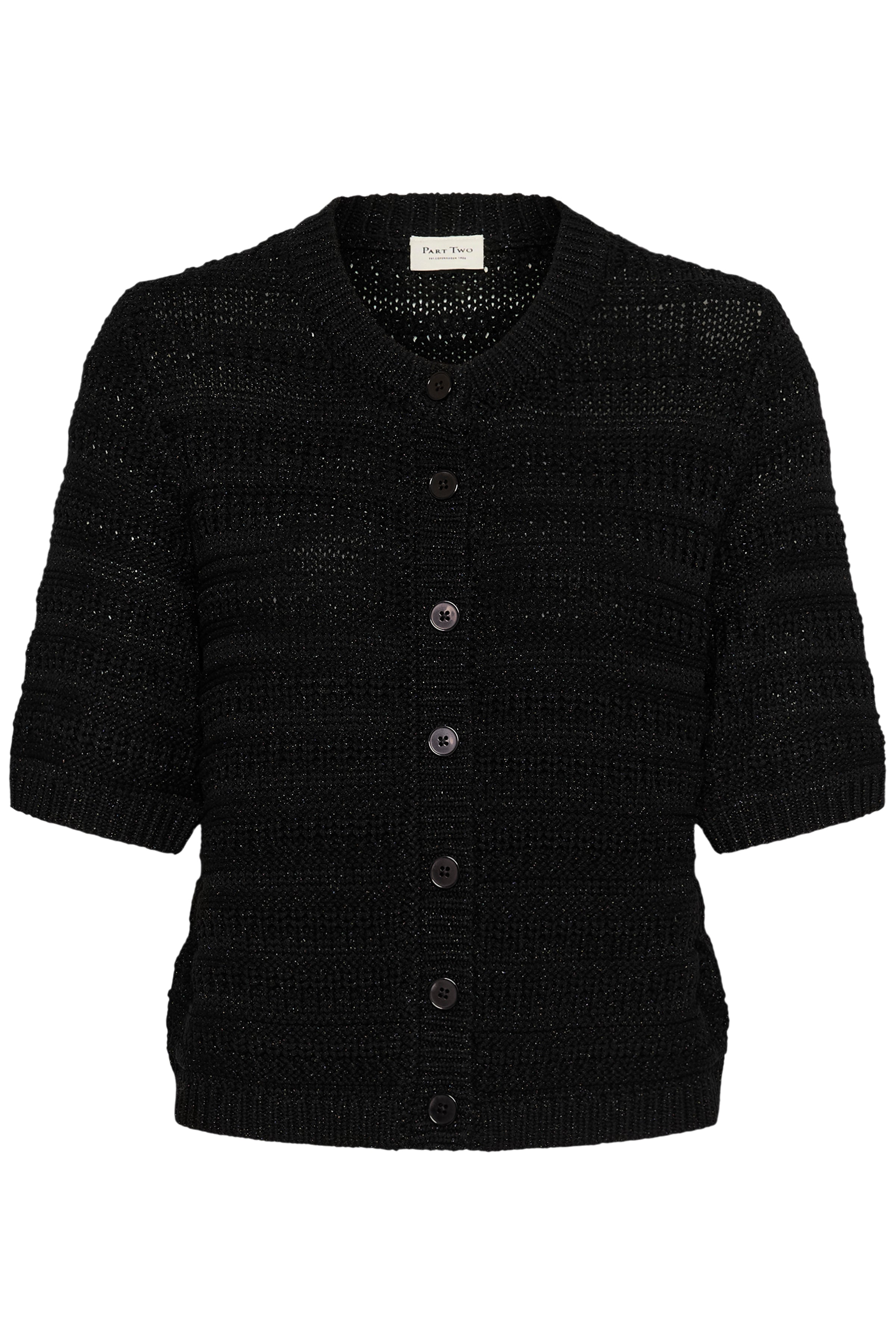 Angeline Black Shimmer Cardigan - 30310462