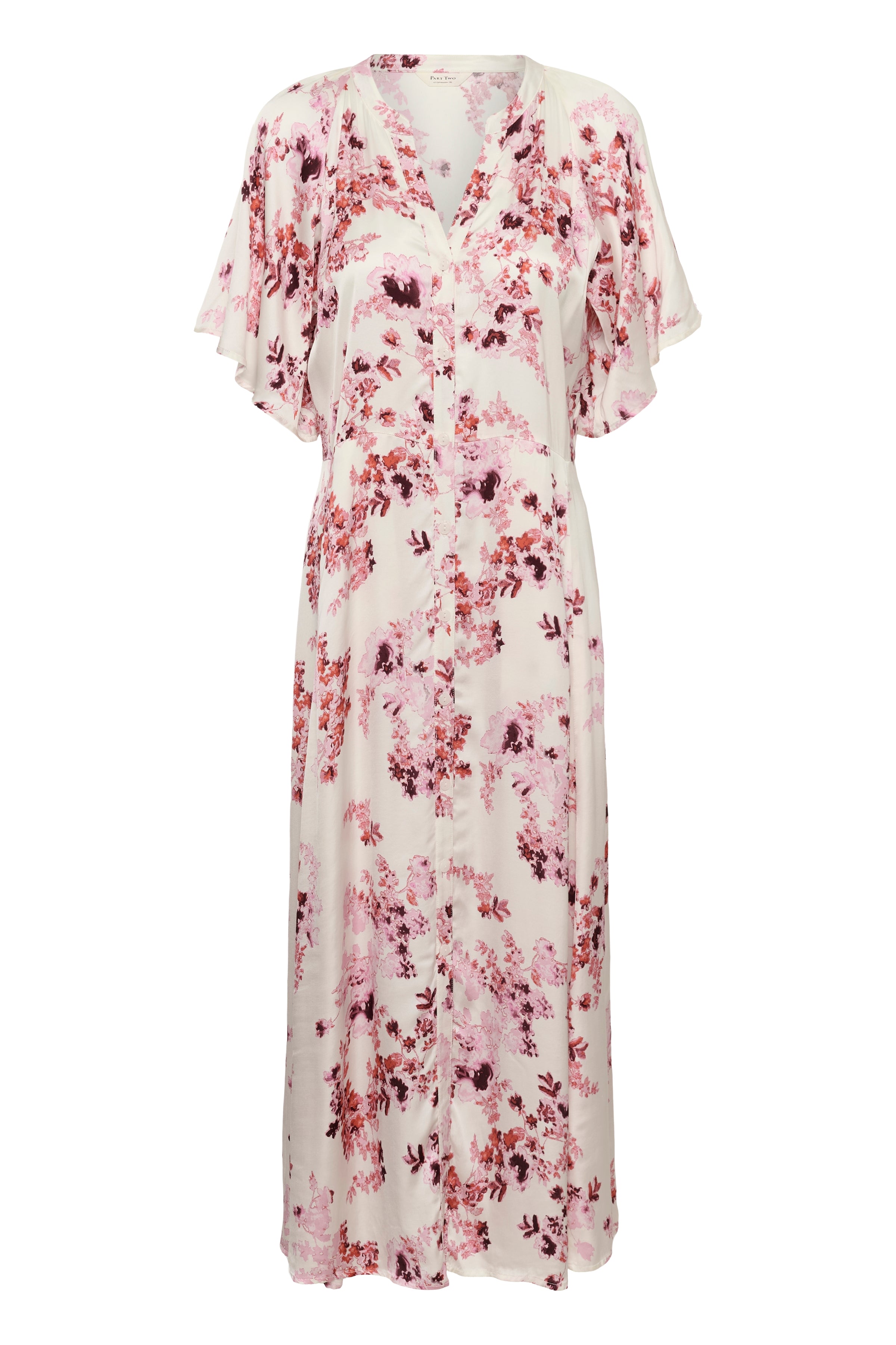Alaja Pink Shadow Floral Dress - 30310465