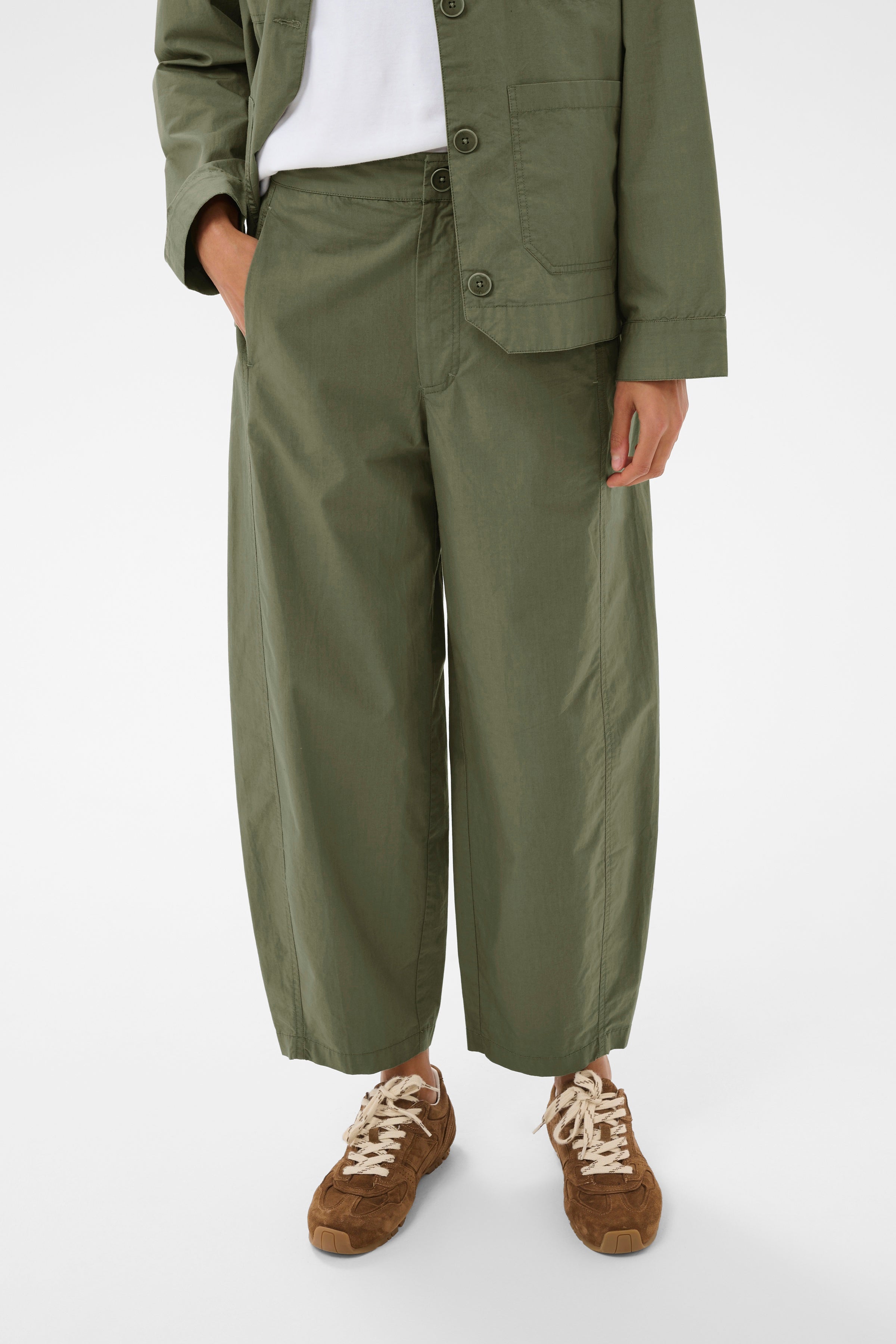 argue バフィーパンツ　２６SS グレイカーキ Shop Part Two Atimas Smokey Olive Pants - 30310481 | Vanity Fair