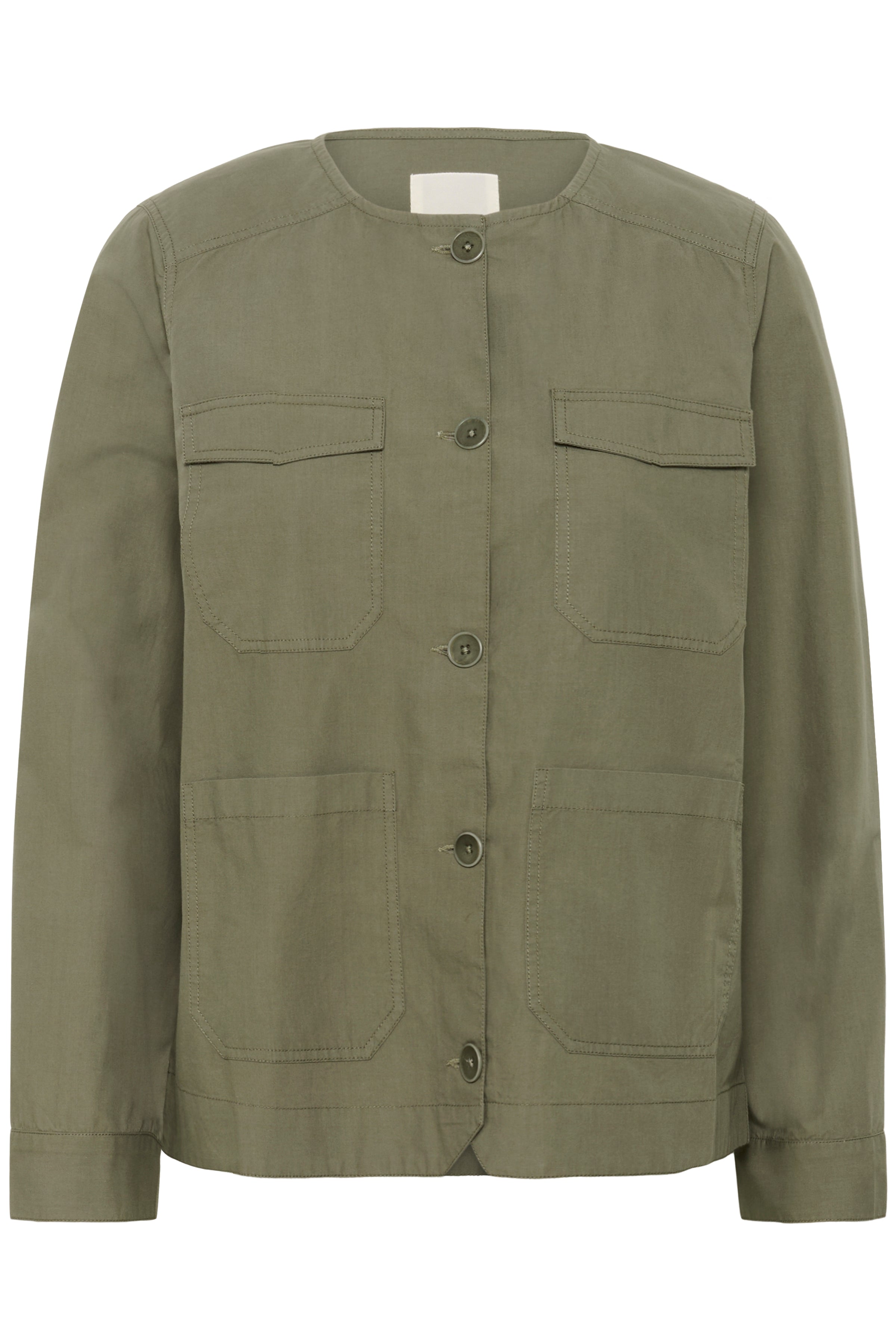 Aziza Smokey Olive Utility Jacket - 30310482