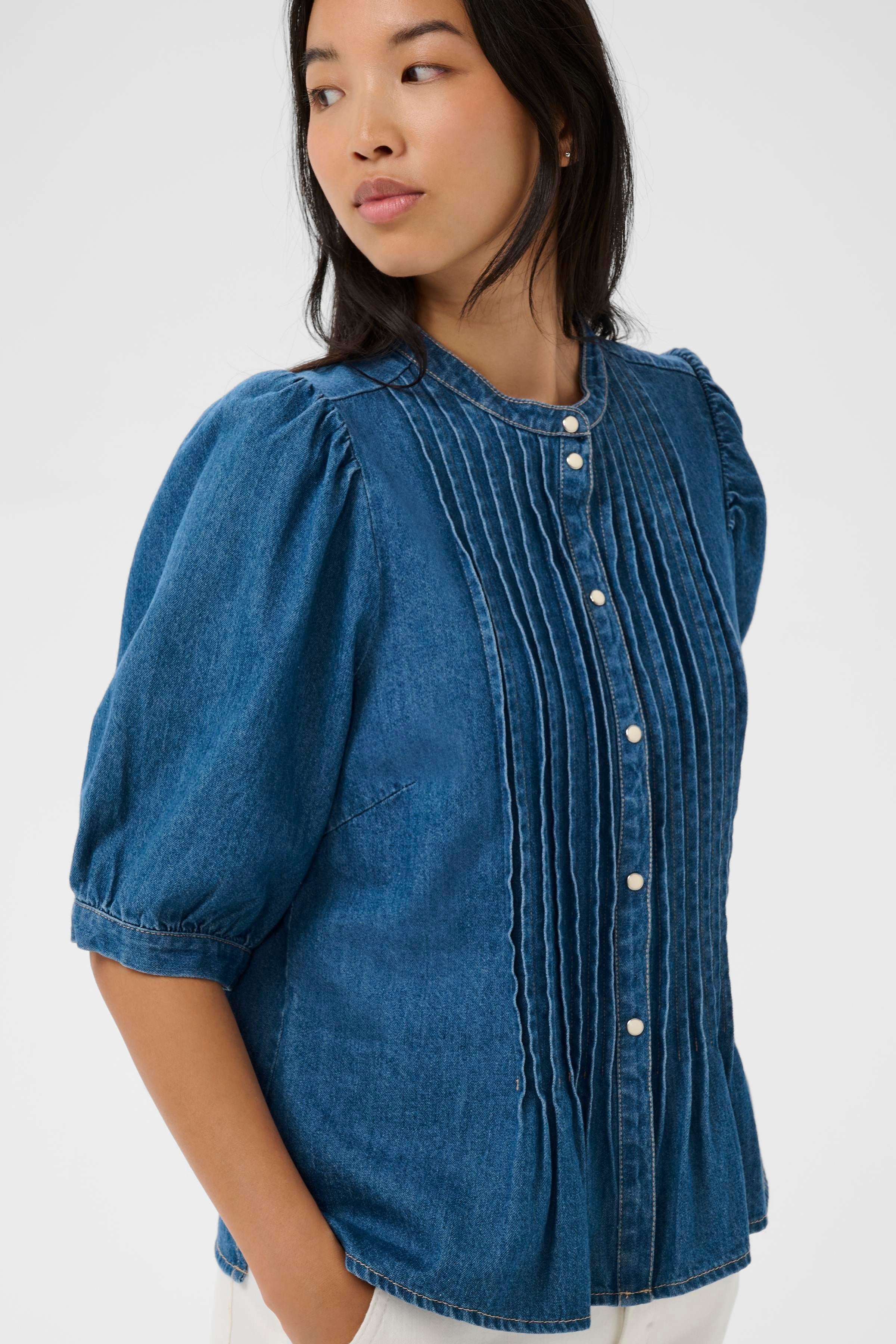 Alesia Blue Denim Shirt - 30310483