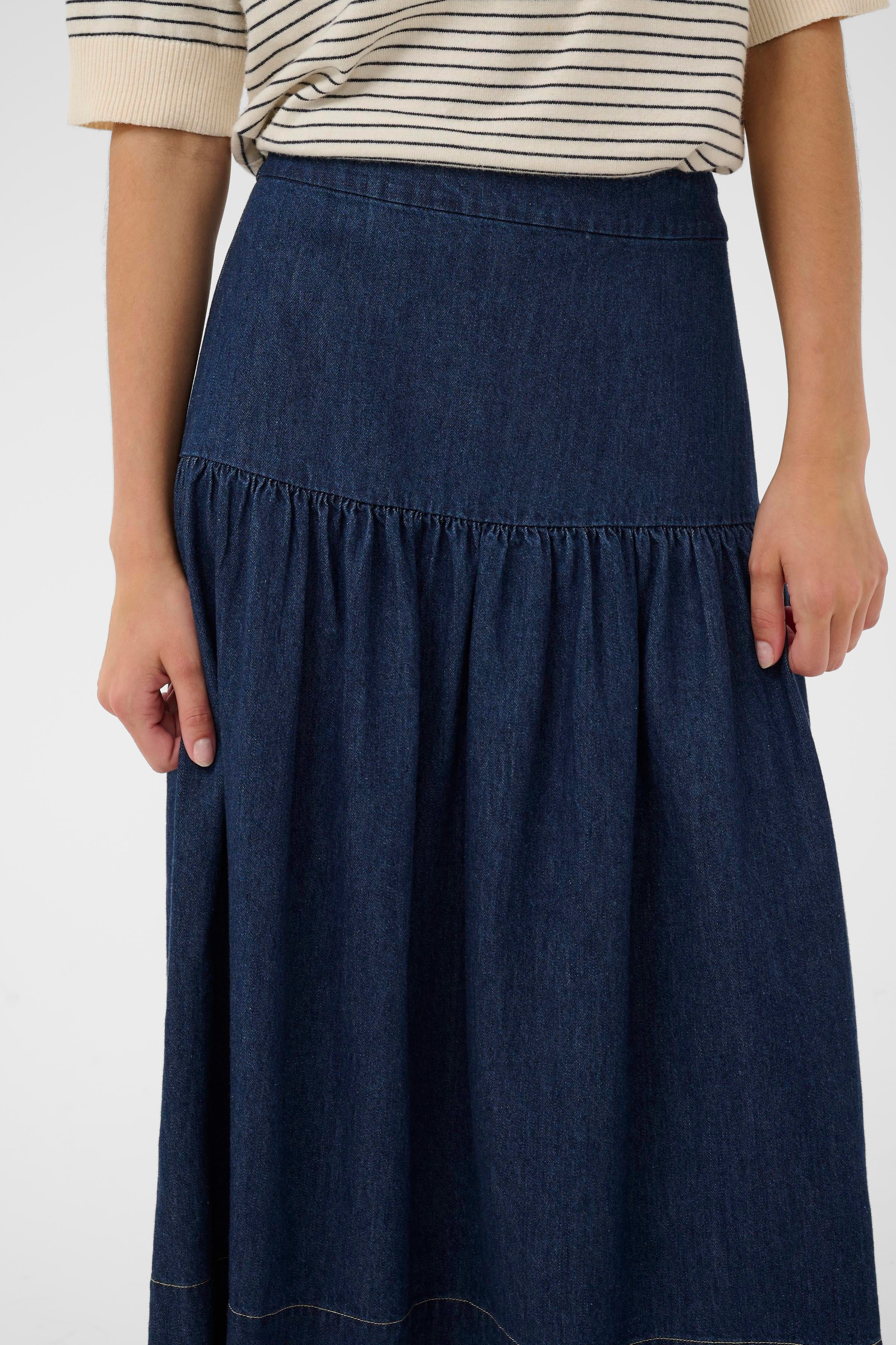 Shop Part Two Nellia Dark Denim Skirt - 30310489 | Vanity Fair