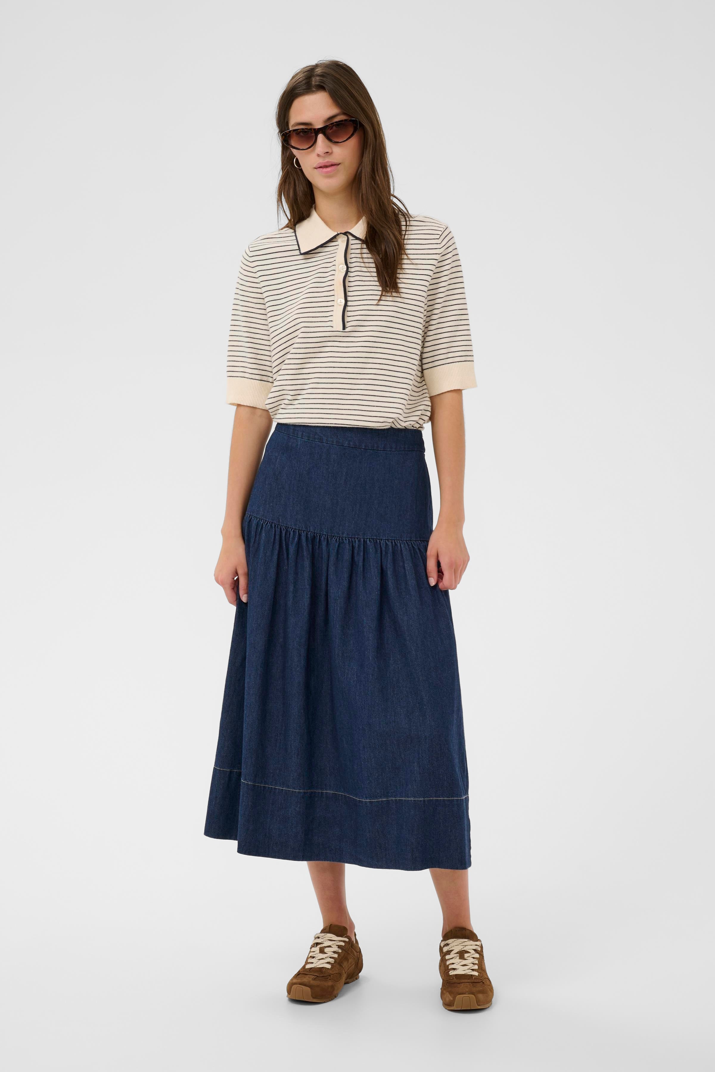 Nellia Dark Denim Skirt - 30310489