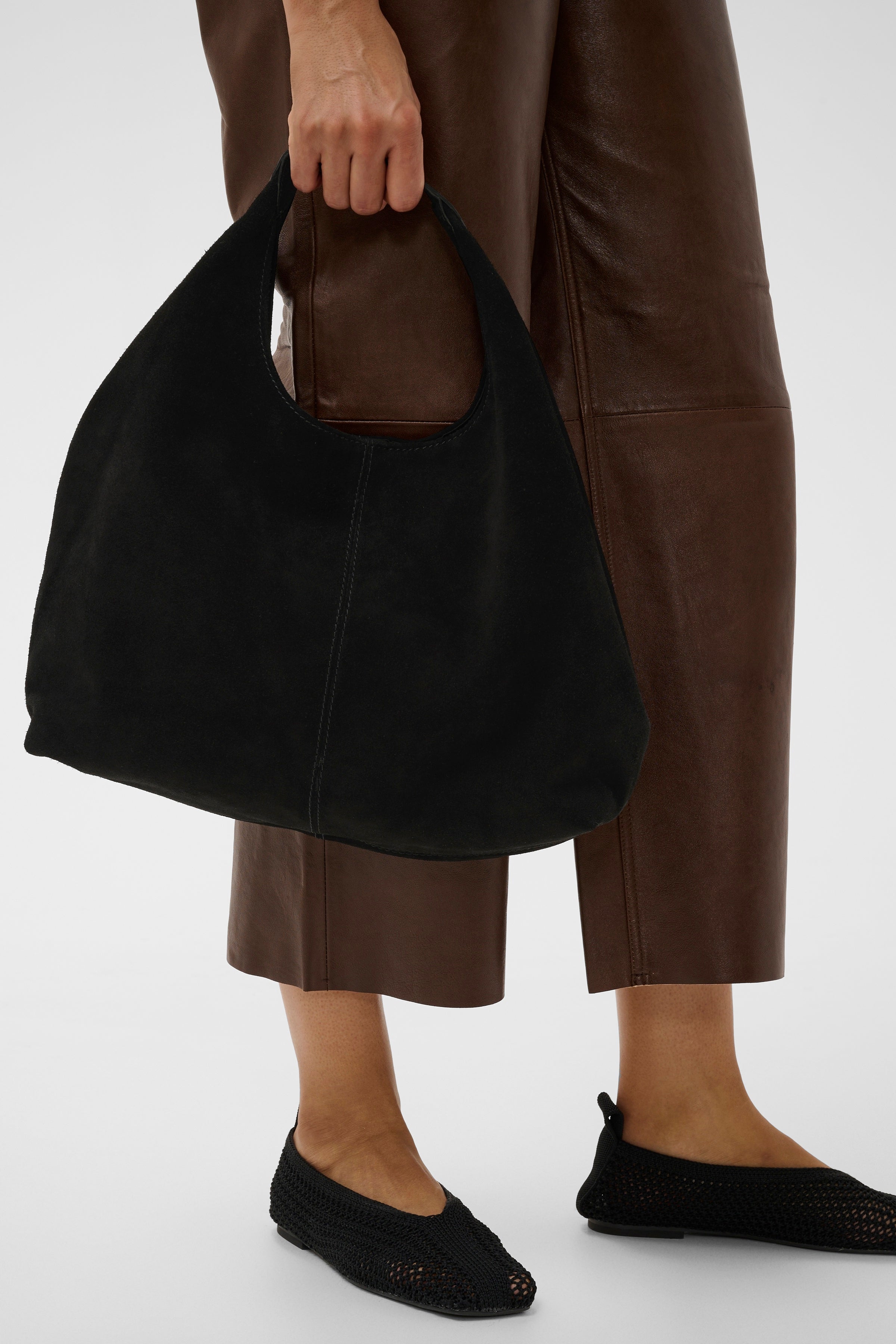 Athea Black Suede Bag - 30310490